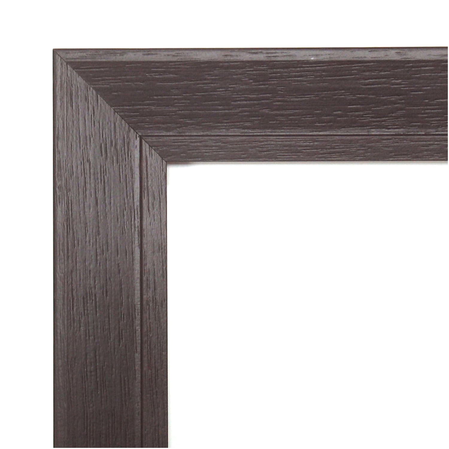 Amanti Art Romano Narrow Wood Picture Frame, 28in x 40in, Opening Size 24in x 36in, Espresso - Image 4