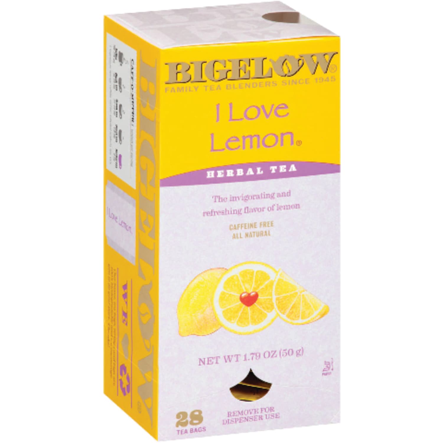 Bigelow I Love Lemon Tea Bags, Box Of 28 - Image 3