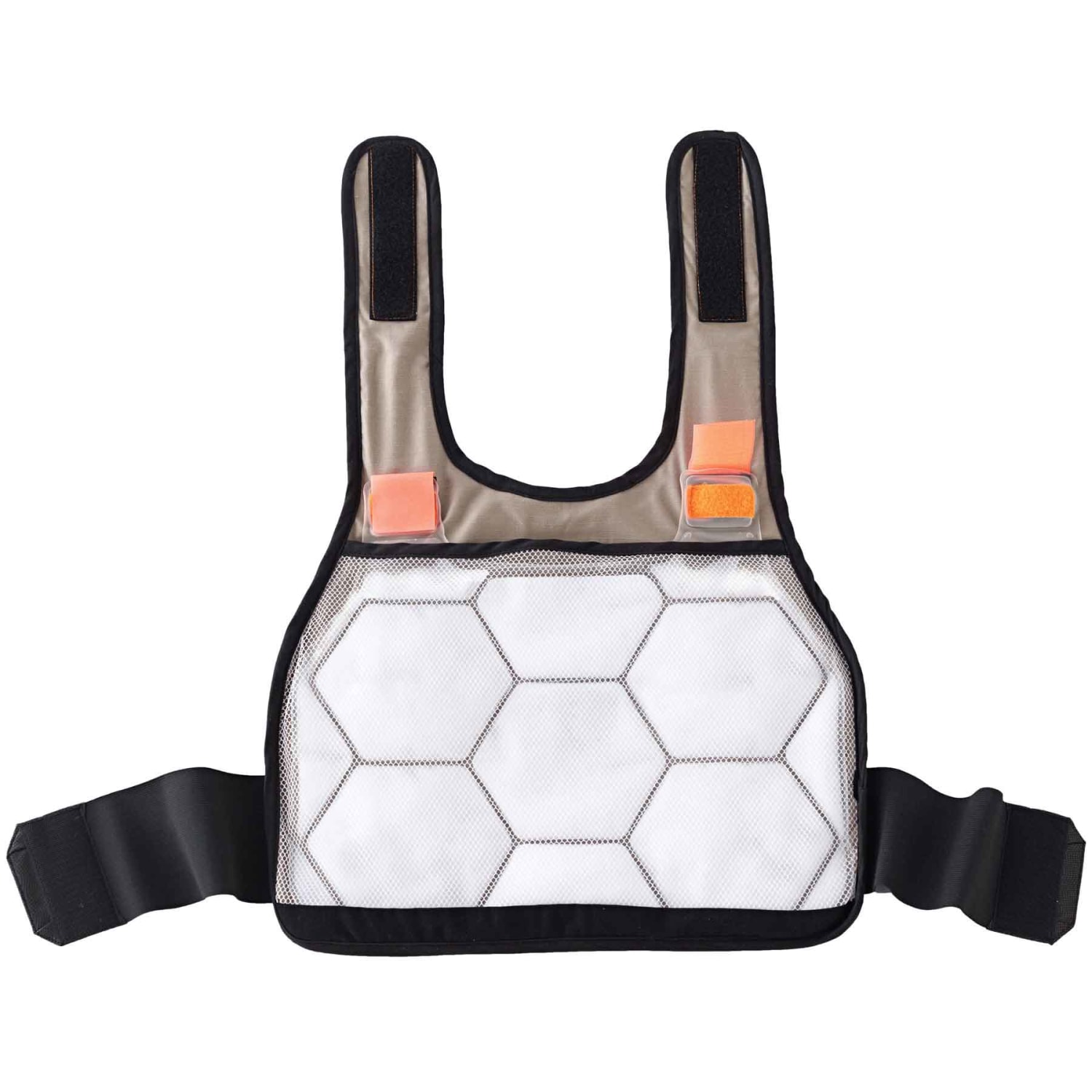 Ergodyne Chill-Its Phase Change Cooling Vest, Premium FR, Large/X-Large, Khaki, 6215 - Image 4