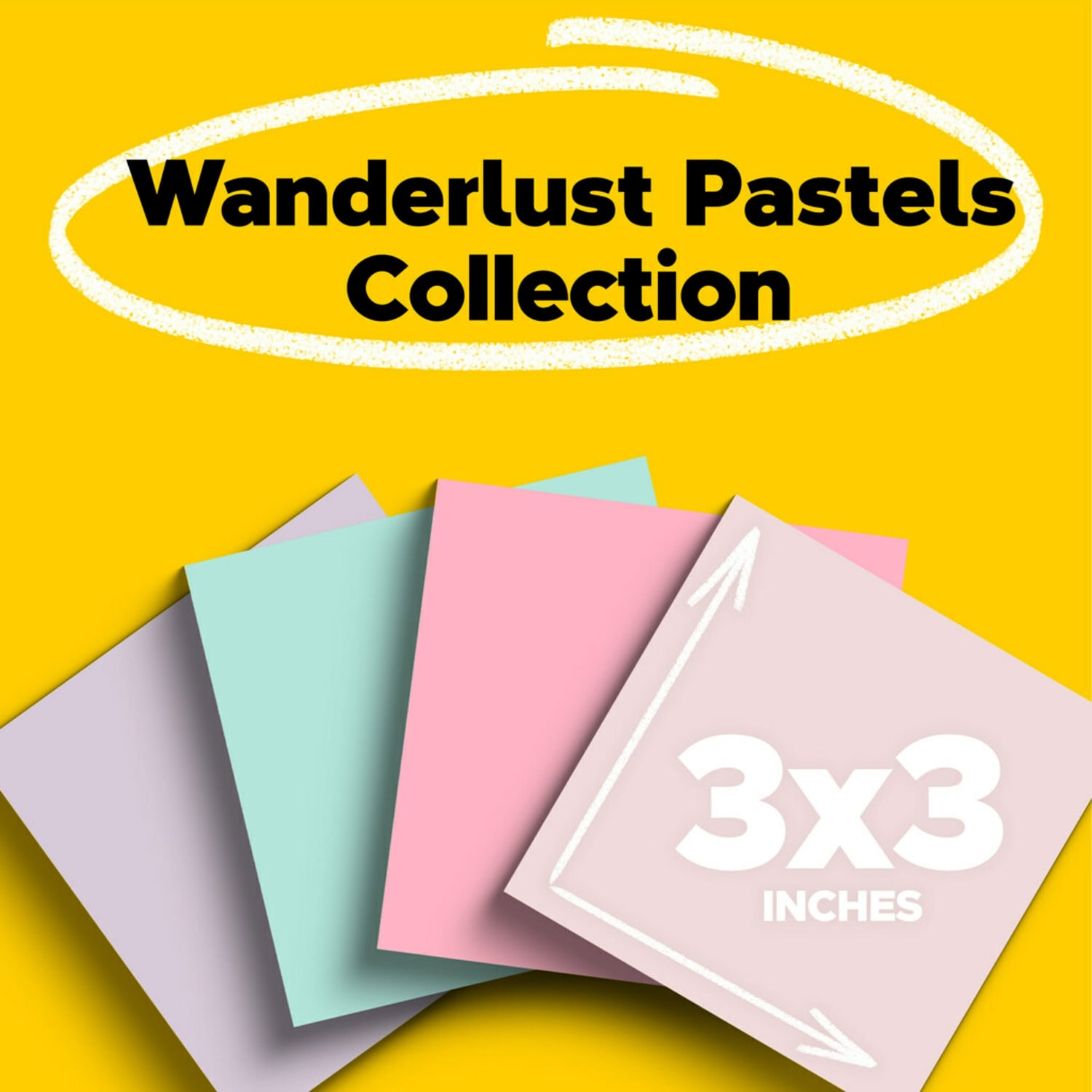 Post-it Super Sticky Recycled Notes, 24 Pads, 3 in x 3 in, 100% Recycled, 654R24SSNRPCP - Image 3