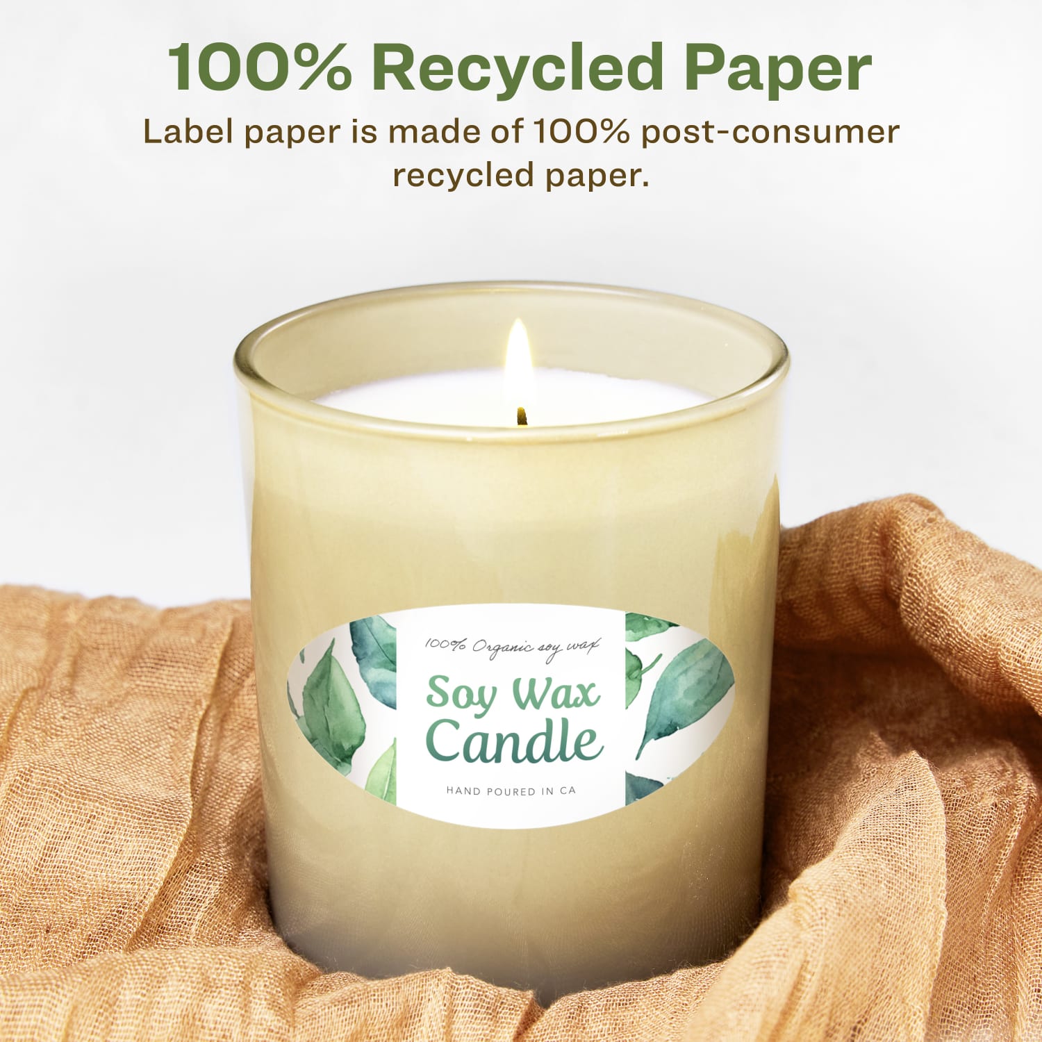 Avery Recycled Paper Labels, 94054-EWMP10, Oval, 1-1/8in x 2-1/4in, White, Pack Of 210 - Image 3
