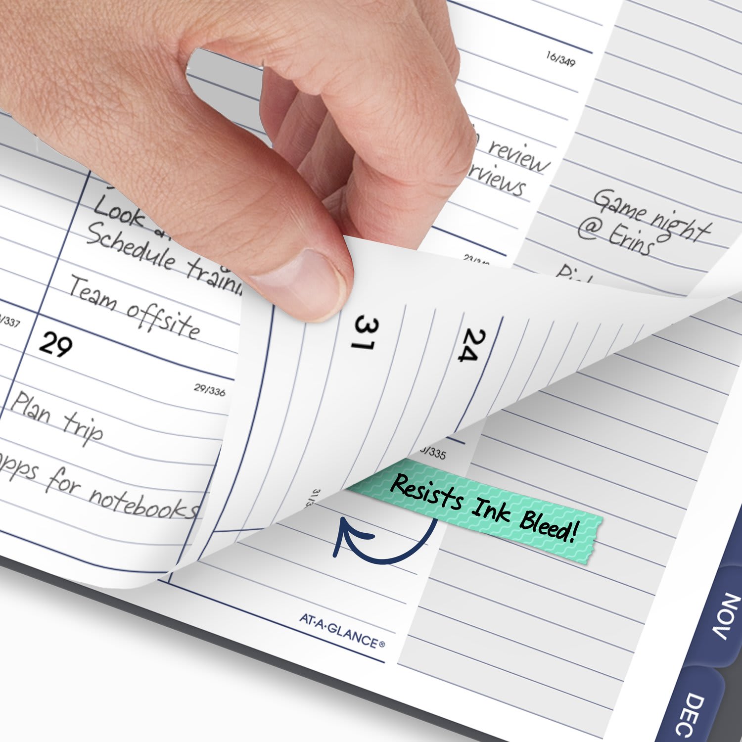 AT-A-GLANCE DayMinder 2027 Monthly Planner, Gray, Large, 8 1/2in x 11in - Image 4