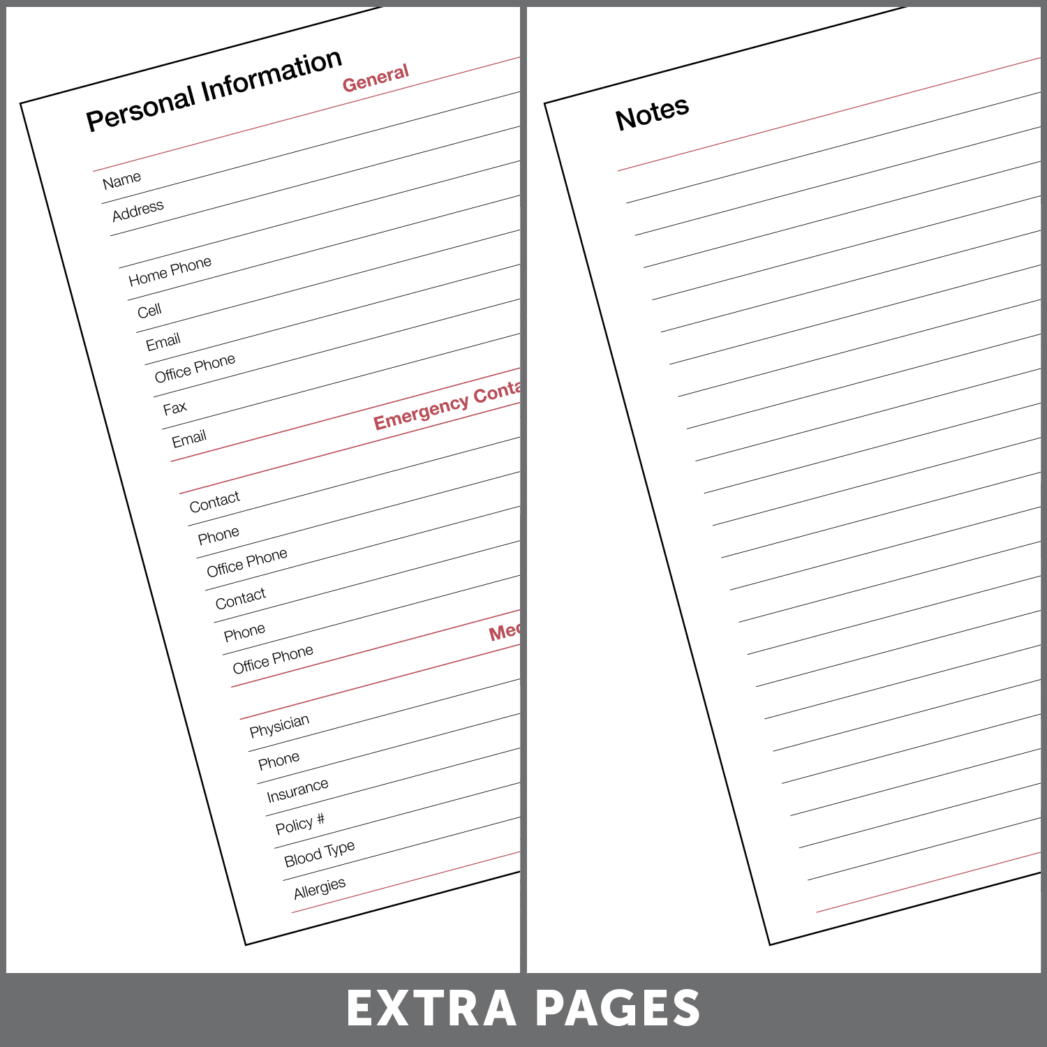 Office Depot Brand Monthly Planner, 8 1/2in x 11in, Silver, January 2027 to December 2027, OD00163027 - Image 6