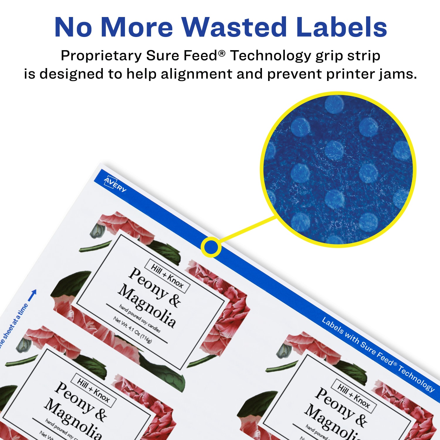 Avery Permanent Labels With Sure Feed, 94267-WMP50, Rectangle Scalloped, 2in x 3in, White, Pack Of 400 - Image 5