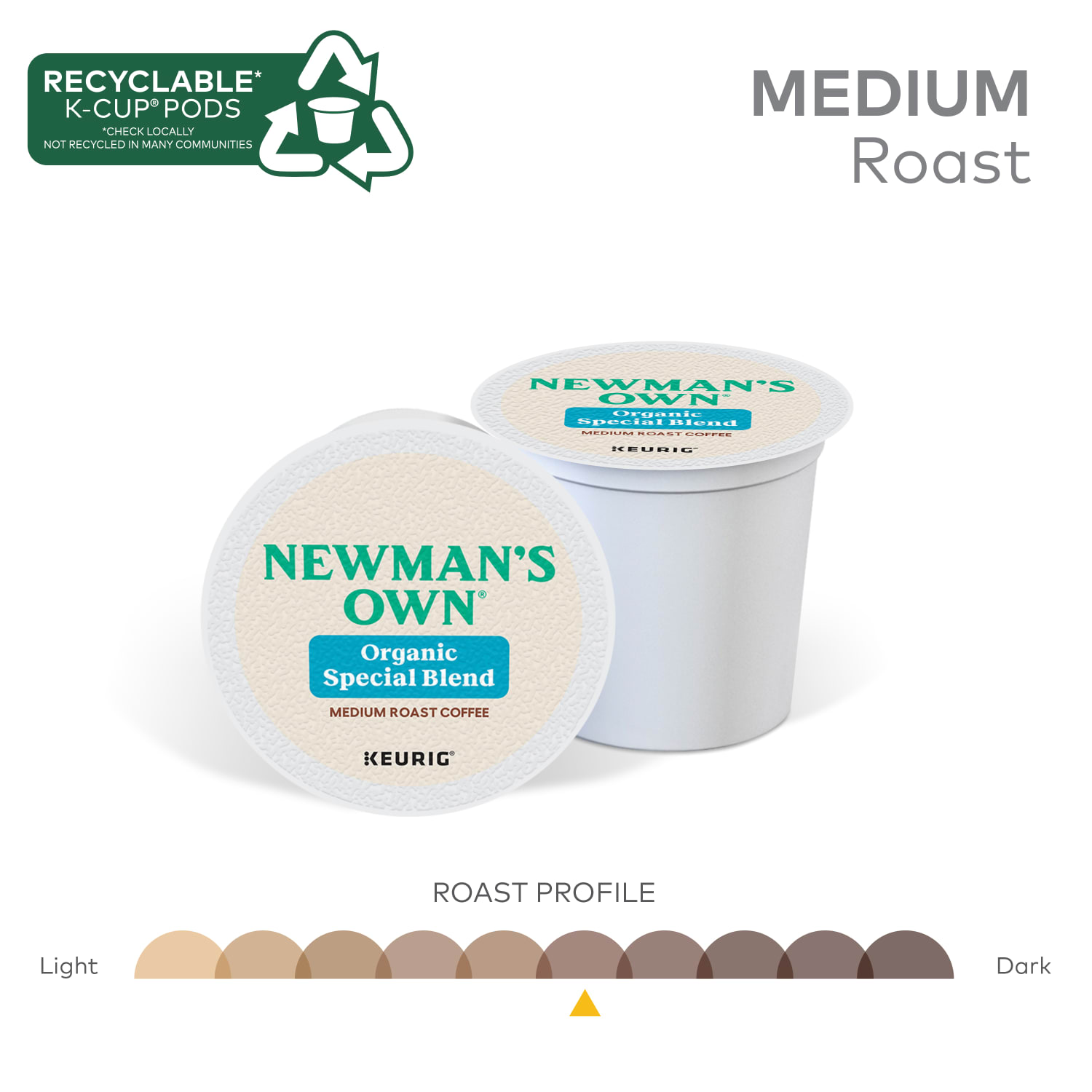 Newmans Own Organics Single-Serve Coffee K-Cup Pods, Special Blend, Carton Of 24 - Image 6