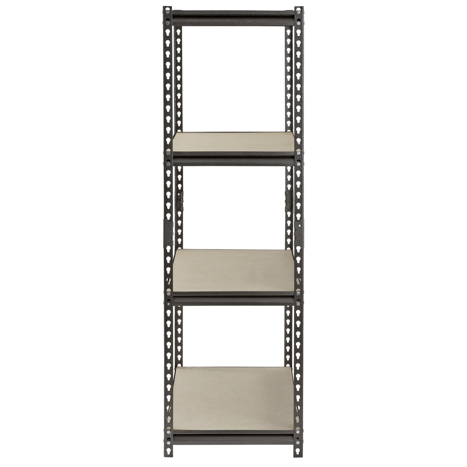 Edsal Muscle Rack Heavy Duty Boltless Steel Shelving Unit, 4-Shelf, 60inH x 36inW x 18inD, Silver - Image 5