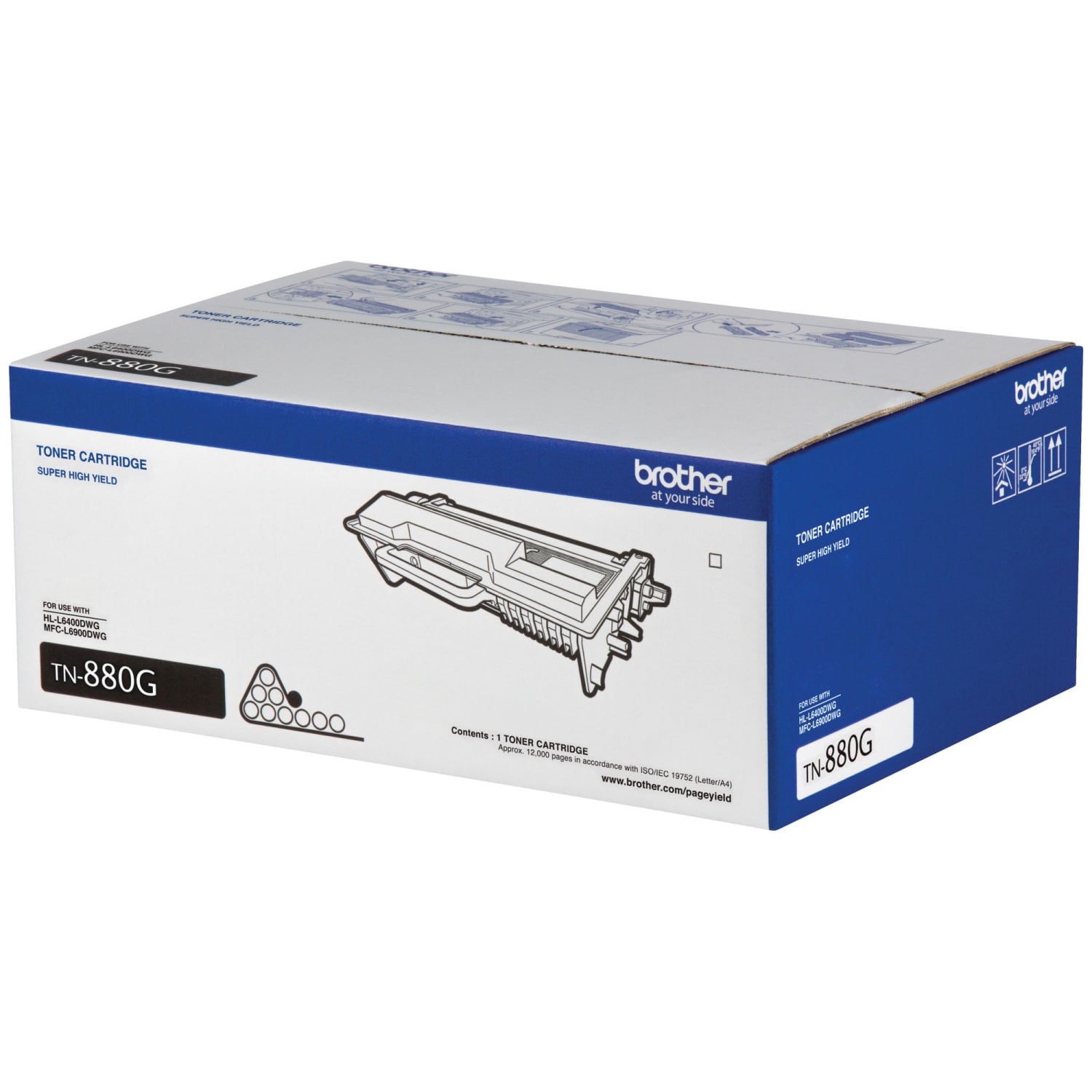 Brother TN-880 Black Extended High-Yield Toner Cartridge, TN-880G - Image 4