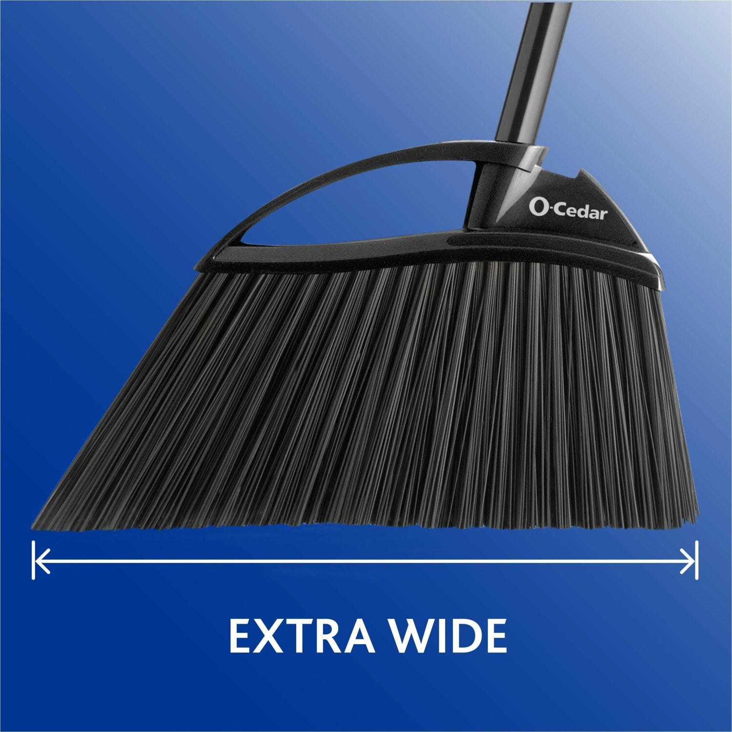 O-Cedar PowerCorner Outdoor Broom - Black, Gray - 1 Each - Image 3