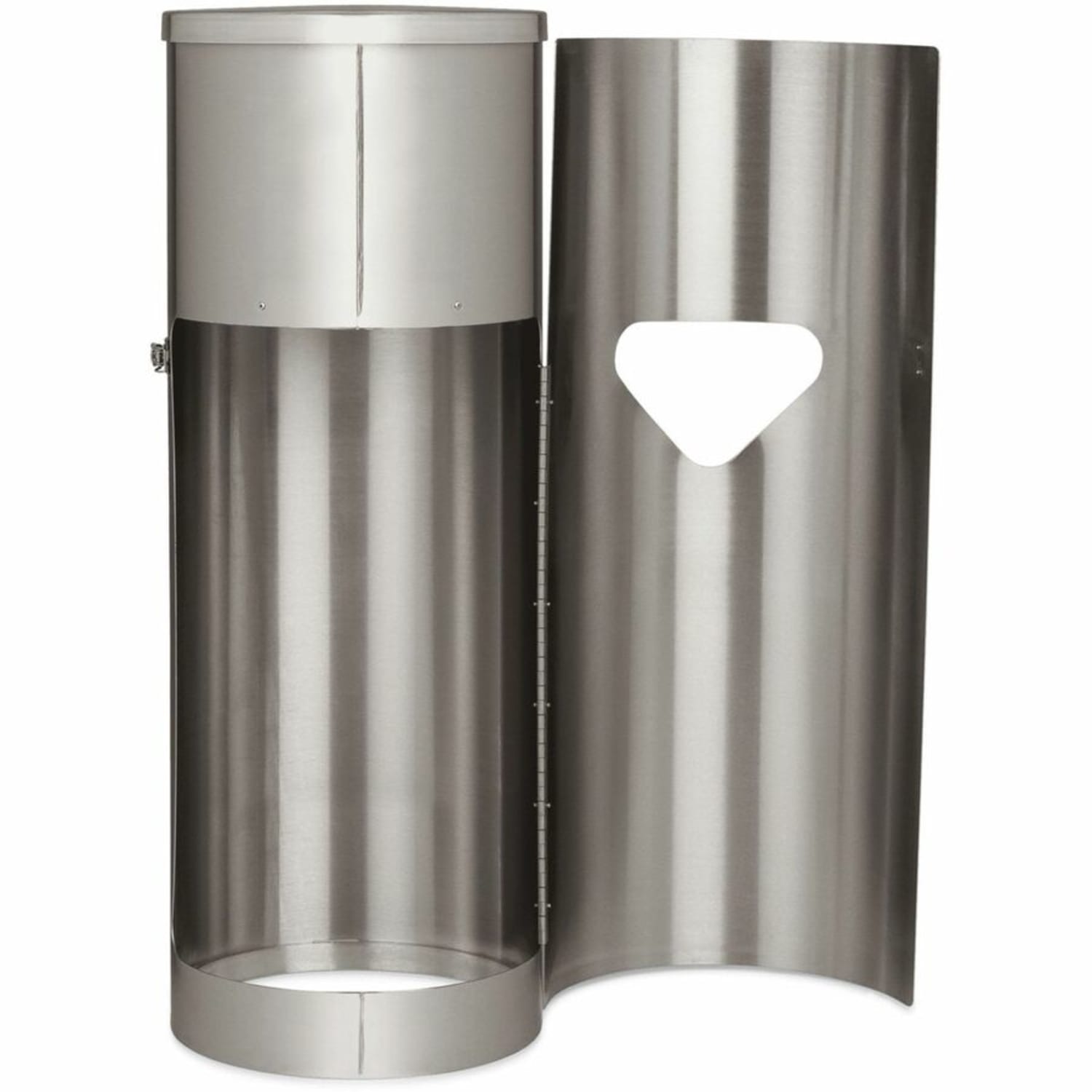 2XL Stainless Steel Stand Wiper Dispenser - Stainless Steel - Stainless Steel - Refillable, Smudge Resistant, Hands-free - 1 Each - Image 6