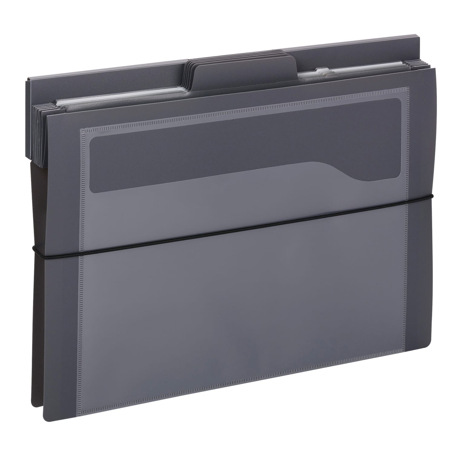 Smead 6-Pocket Cascading Wall Organizer, Letter Size, 36-1/4in x 14-1/4in, Gray - Image 4