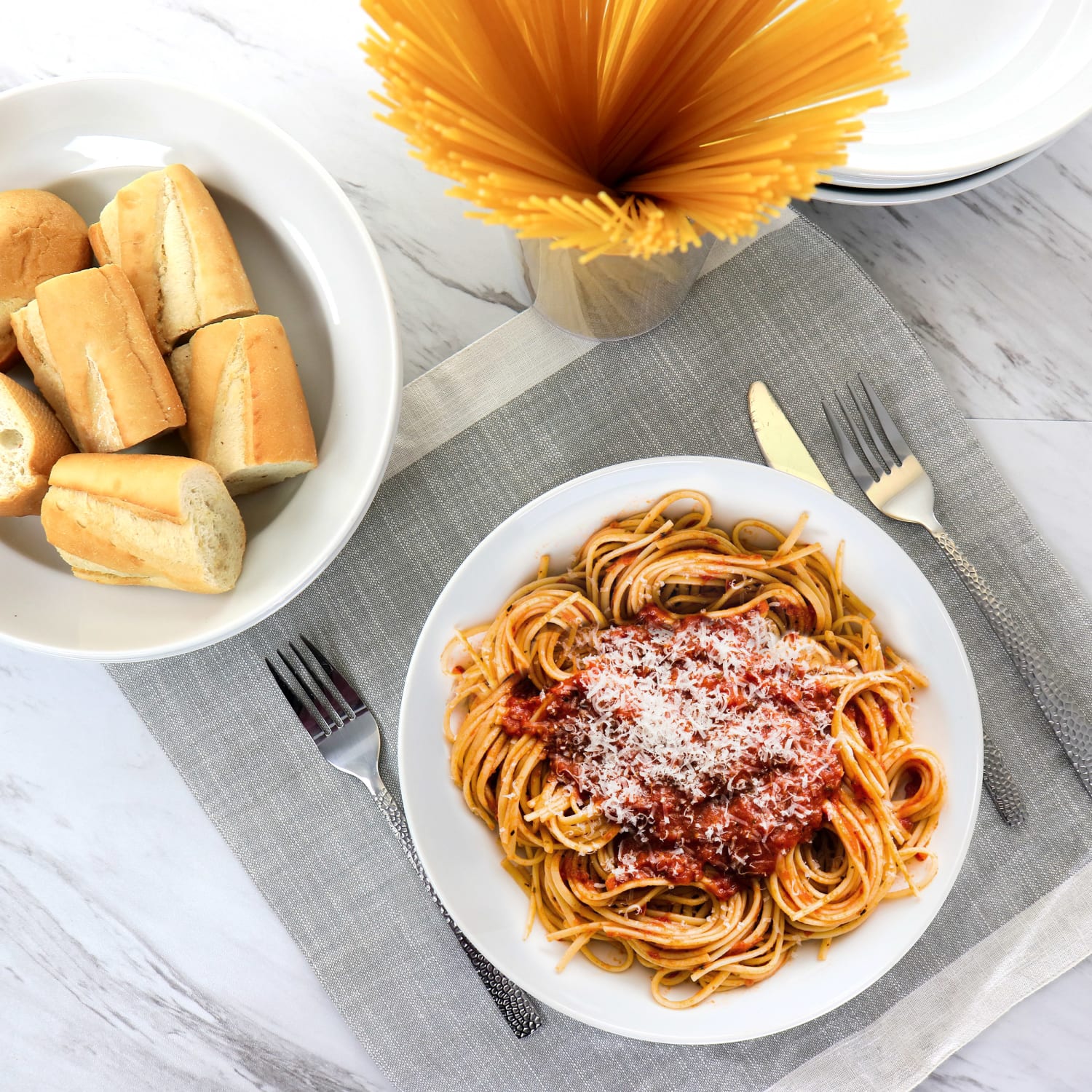 Martha Stewart 6-Piece Pasta Bowl Set, 9in, White - Image 5