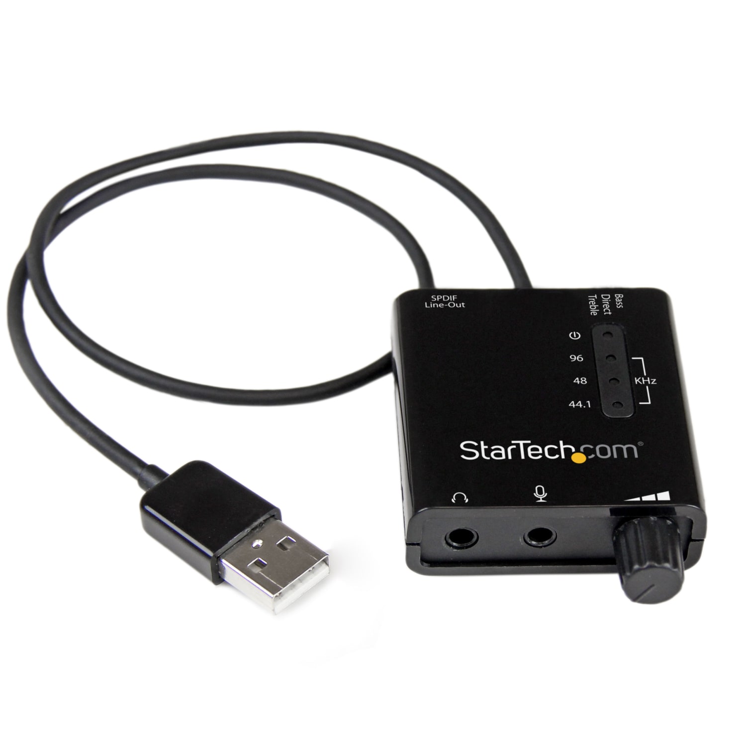 StarTech.com USB Sound Card w/ SPDIF Digital Audio & Stereo Mic - External Sound Card  - ICUSBAUDIO2D