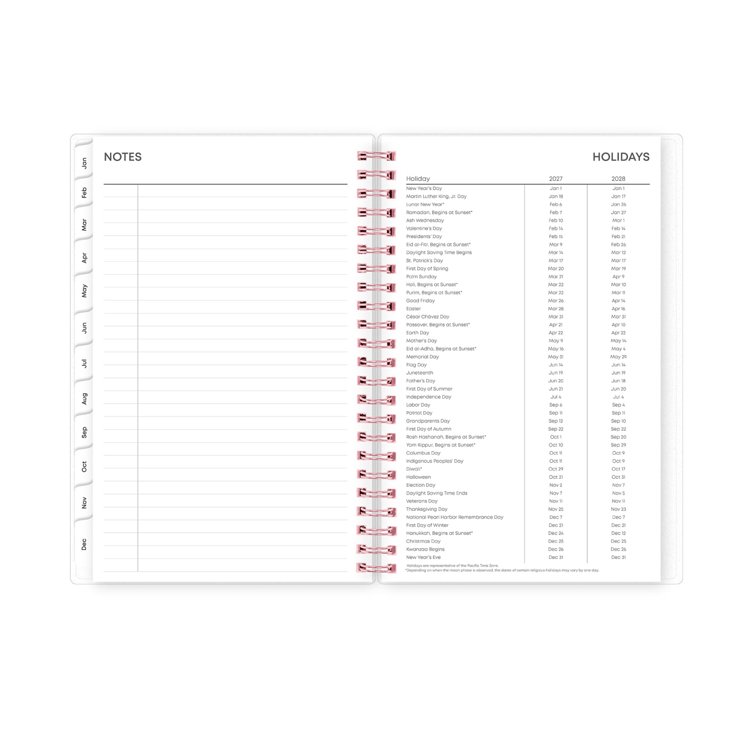 2027 Blue Sky Joselyn Weekly/Monthly Planning Calendar, 5x8, 0%, Frosted PP, Jan-Dec, RY27 - Image 6