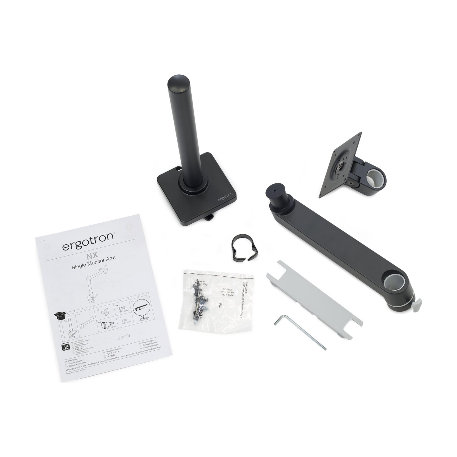 Ergotron Mounting Arm for Monitor - Black - Image 4
