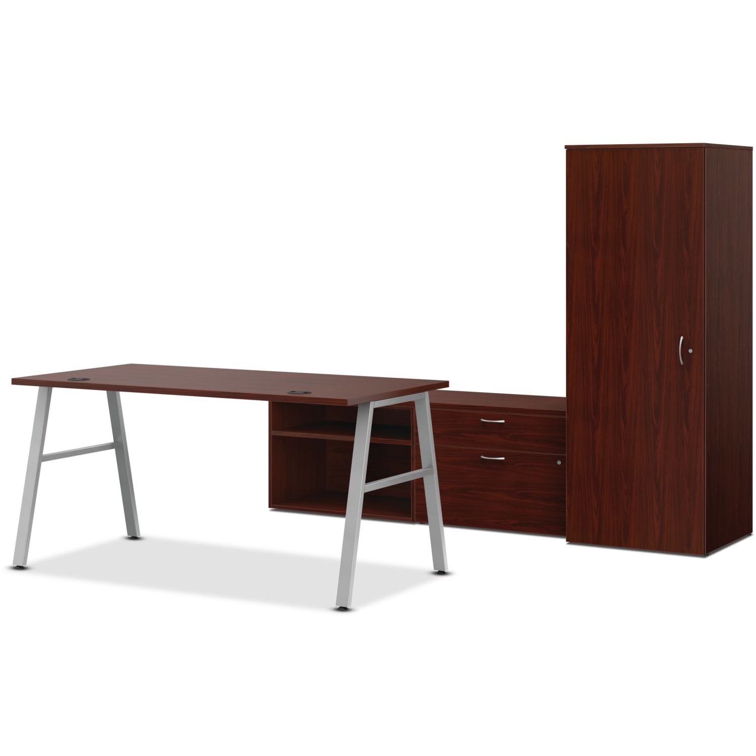 Traditional Mahogany/Silver
