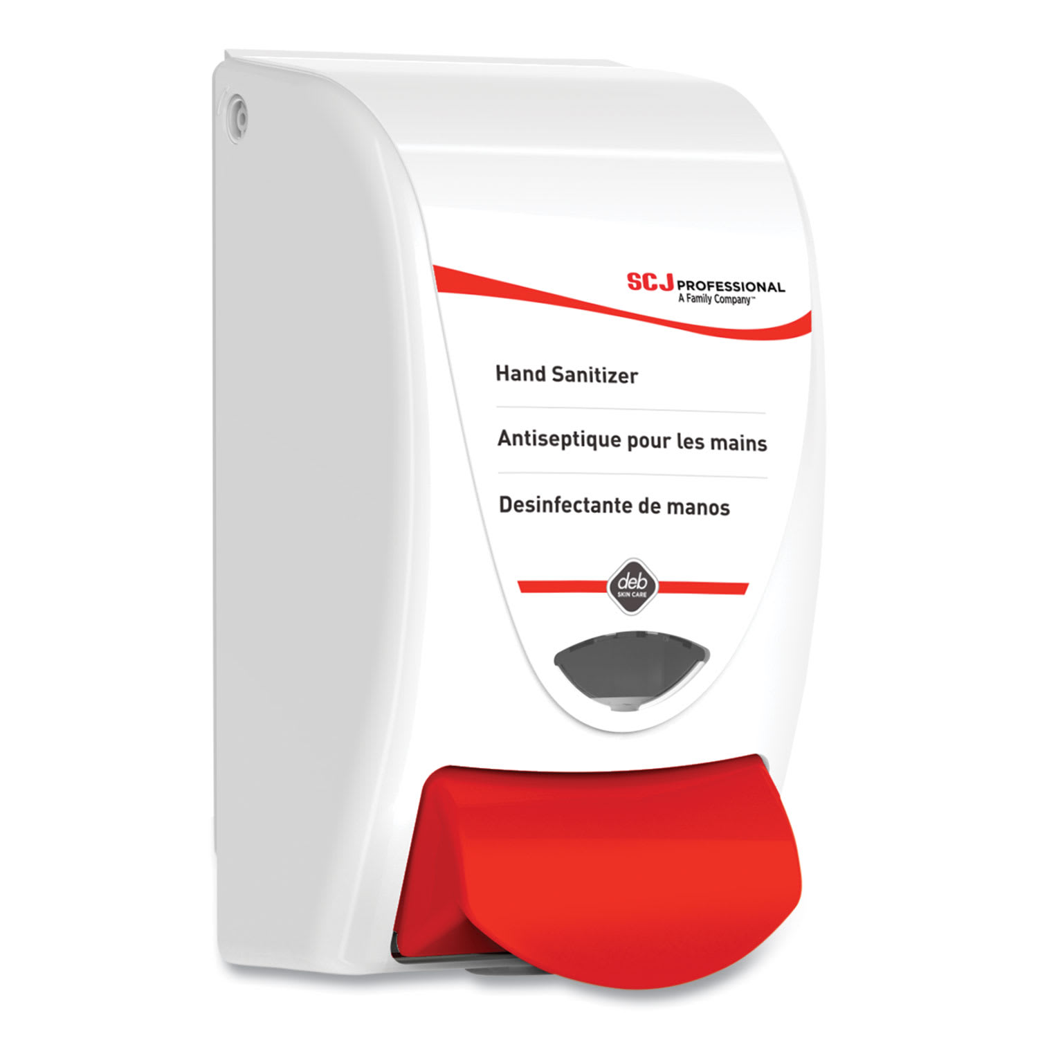 SC Johnson Professional Hand Sanitizer Dispenser, 1 Liter Capacity, 4.92 x 4.6 x 9.25, White - Image 5