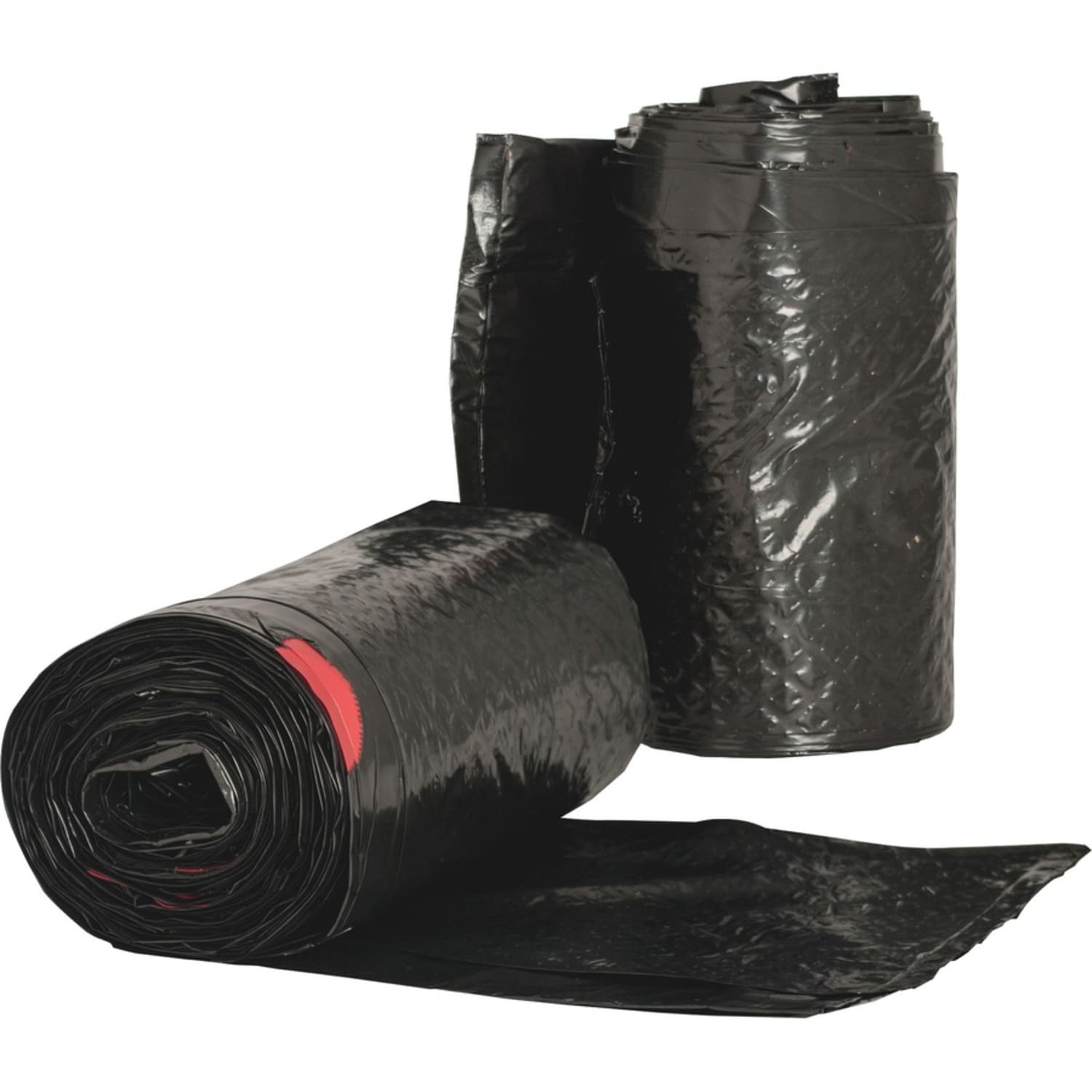 Genuine Joe 2-Ply Puncture-Resistant Liners, 33 Gallons, 33in x 39, Brown/Black, Box Of 60 - Image 3