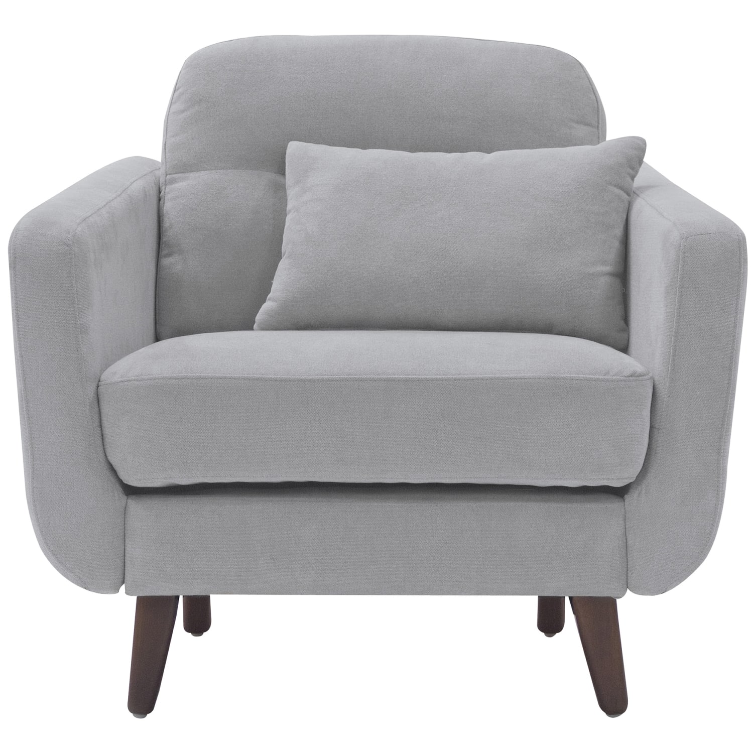 Serta® Sierra Collection Arm Chair Smoke GrayChestnut PopularChairscom