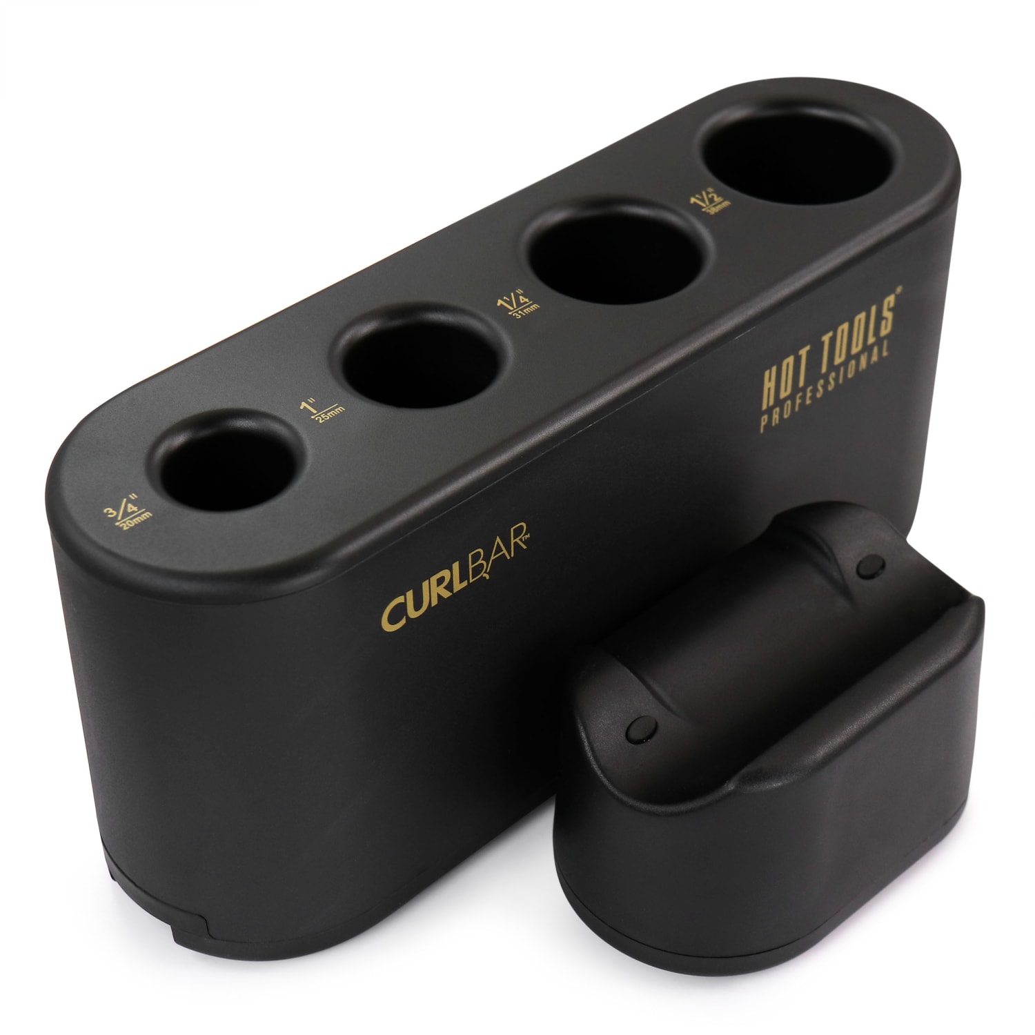 Gibson Hot Tools Professional Curl Bar Set With 24K Gold Interchangeable Barrels And Pulse Technology, Black - Image 6
