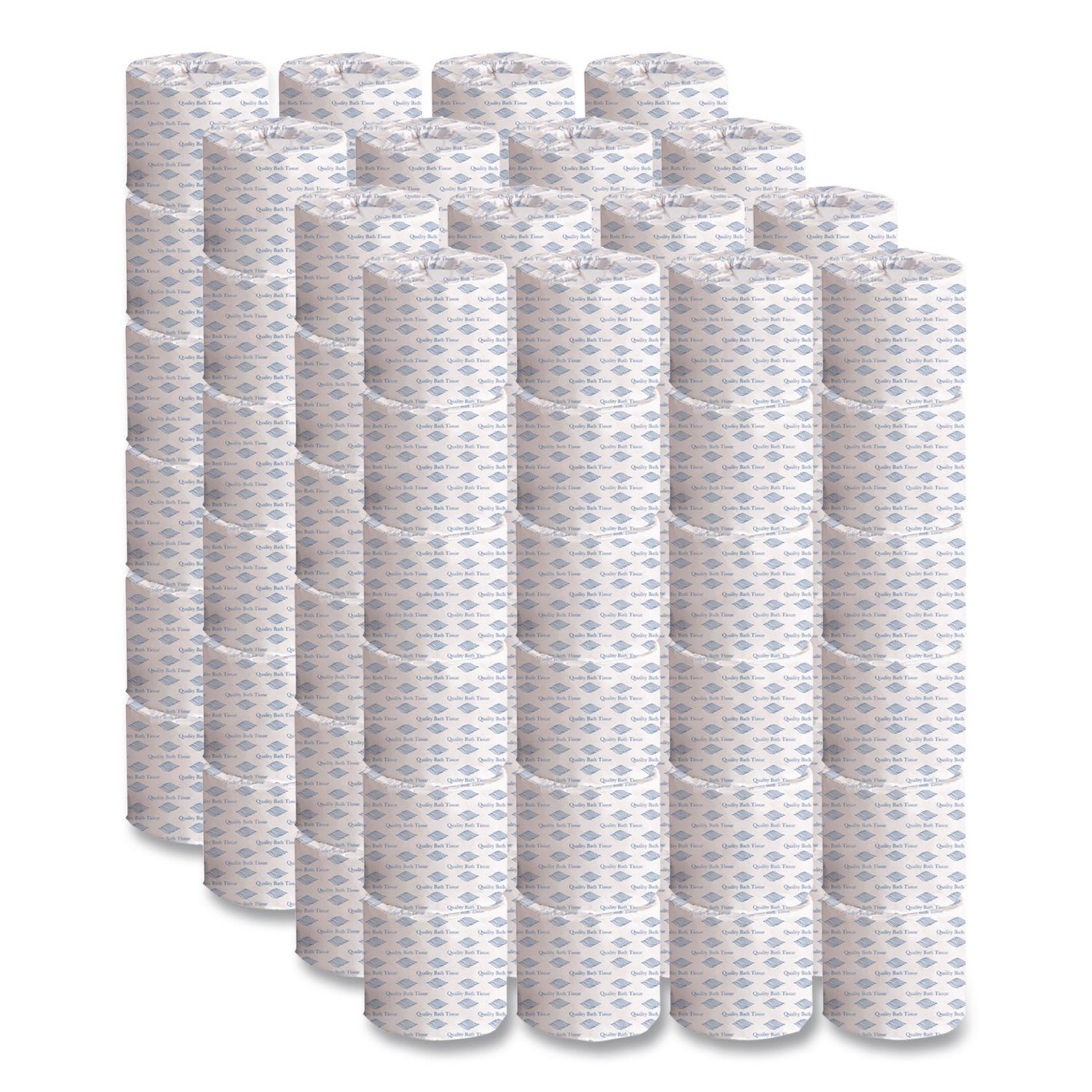 General Standard Bath Tissue, 2-Ply, White, 4 x 3, 400 Sheets/Roll, 96 Rolls/Carton - 2 Ply - 400 Sheets/Roll - 4.20in Roll Diameter - 1.70in Core - White - 96 / Carton - Image 3