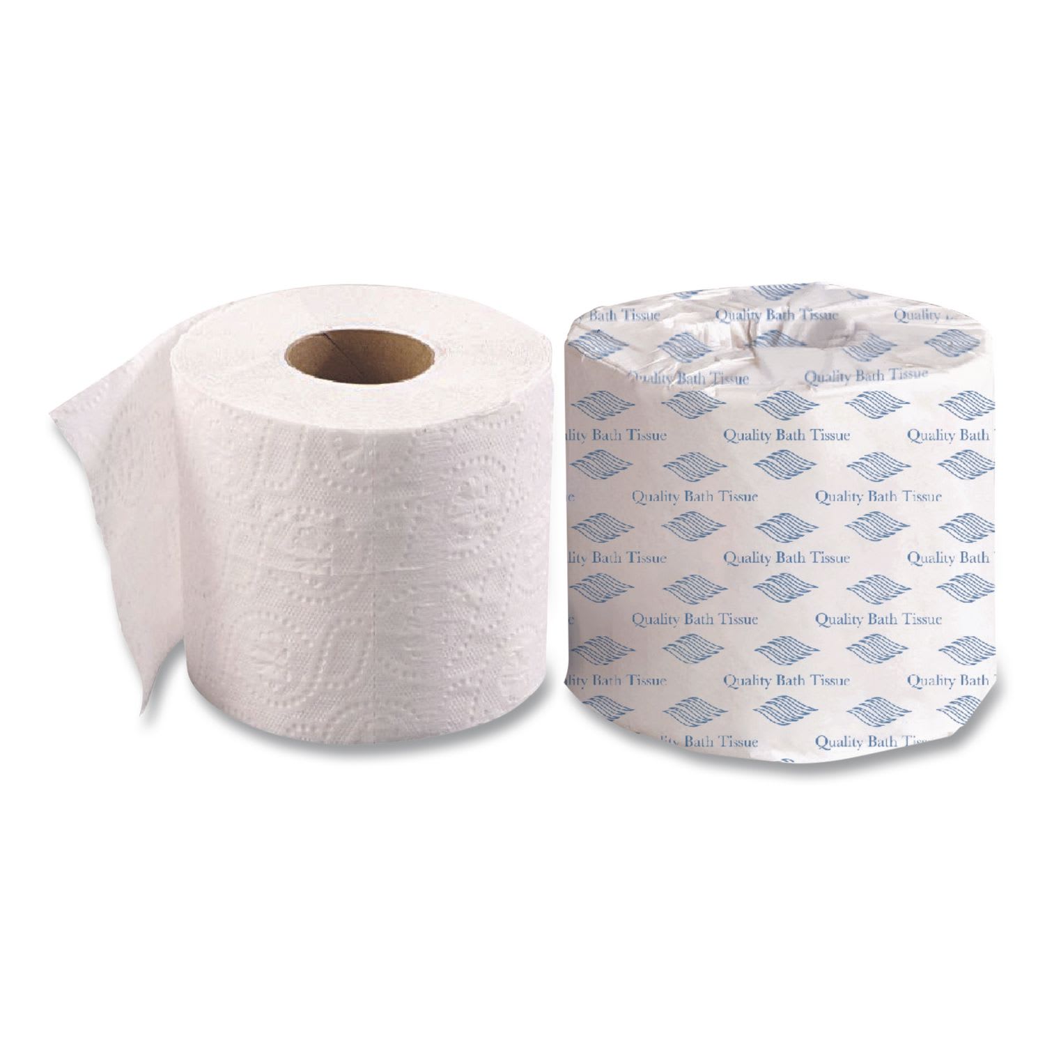 General Standard Bath Tissue, 2-Ply, White, 4 x 3, 400 Sheets/Roll, 96 Rolls/Carton - 2 Ply - 400 Sheets/Roll - 4.20in Roll Diameter - 1.70in Core - White - 96 / Carton - Image 5