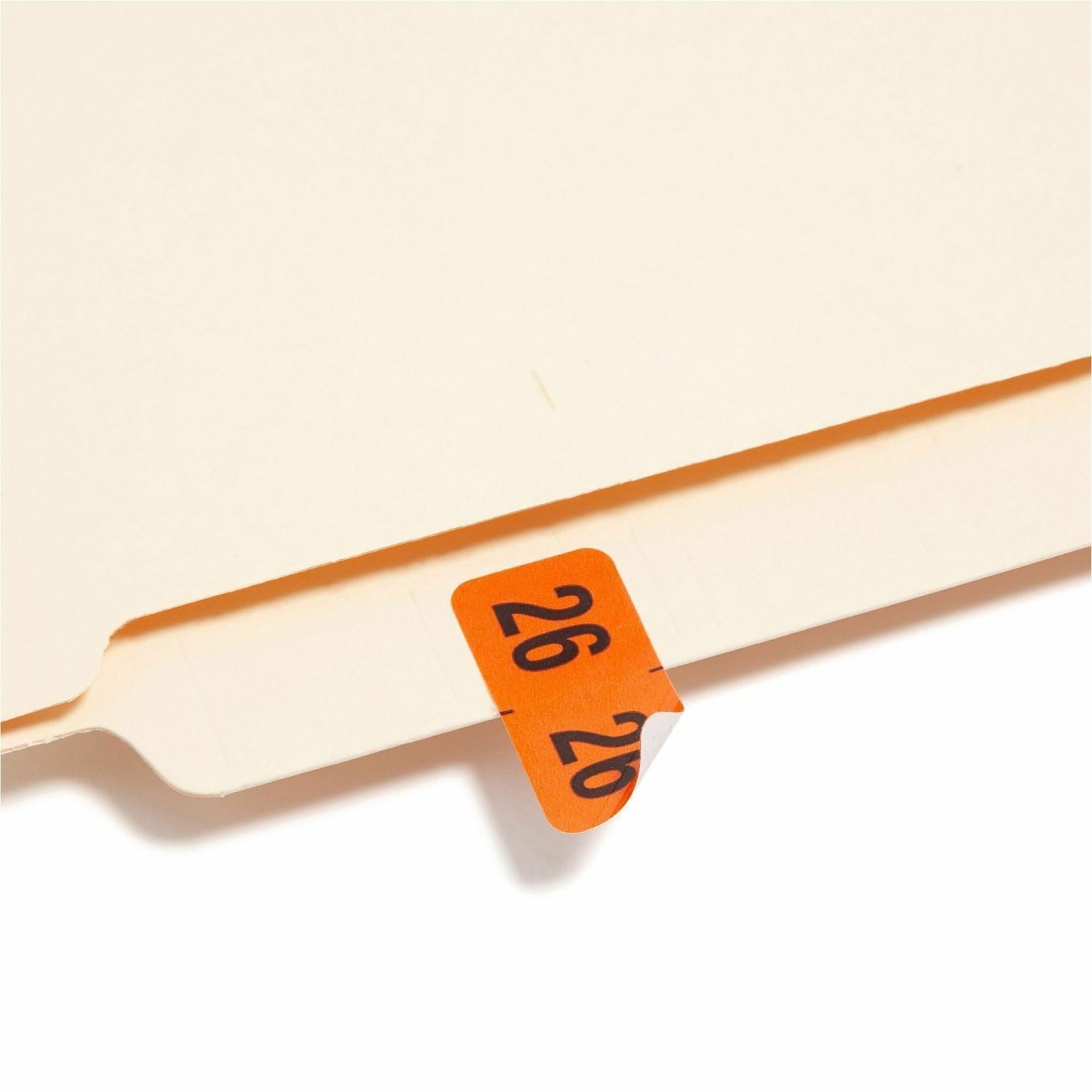 Smead ETYJ Color-Coded Year Labels, 3/4inH x 1 1/2inW, Roll, Orange, 500 / Roll, 500 Total Label(s), 500 / Roll - Image 4