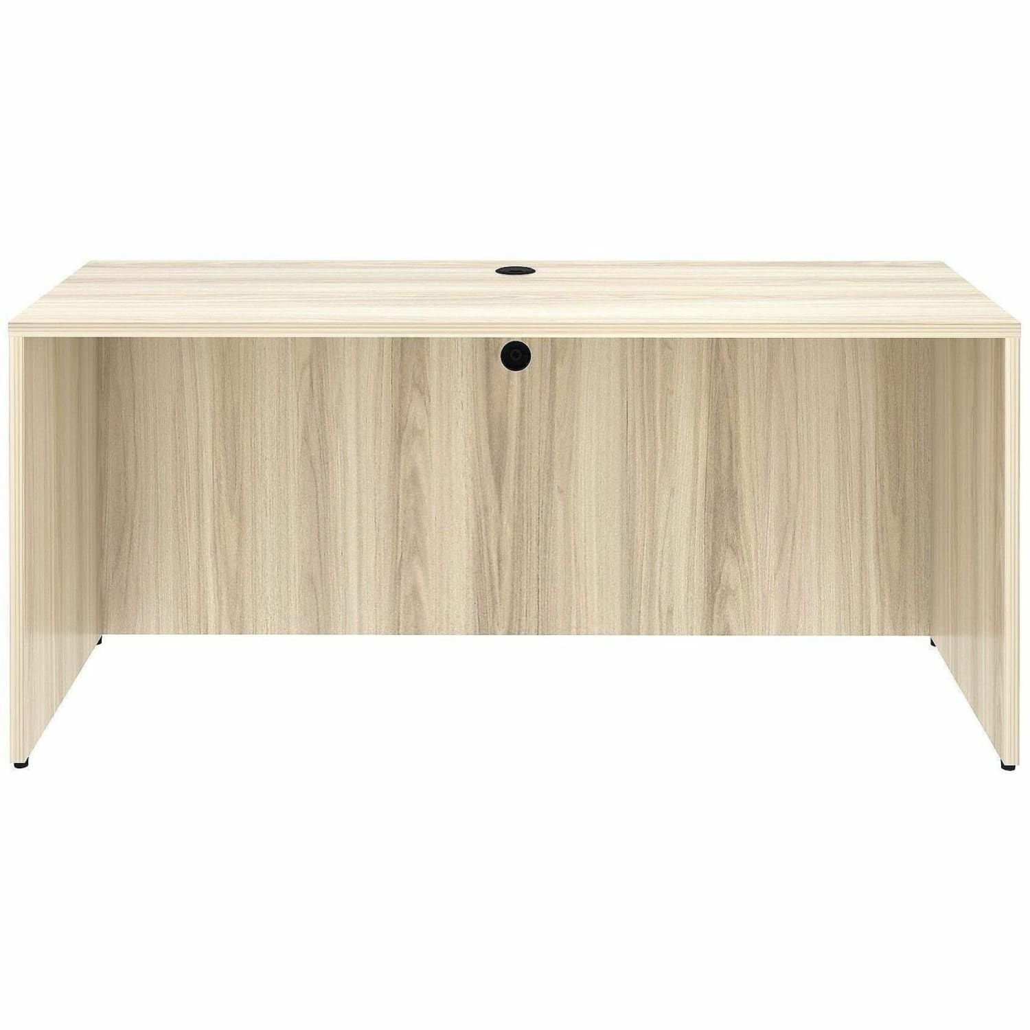 Lorell Essentials Credenza Shell, 29.5inH x 66inW x 24inD, 1in Thick Top, Modern Elm - Image 3