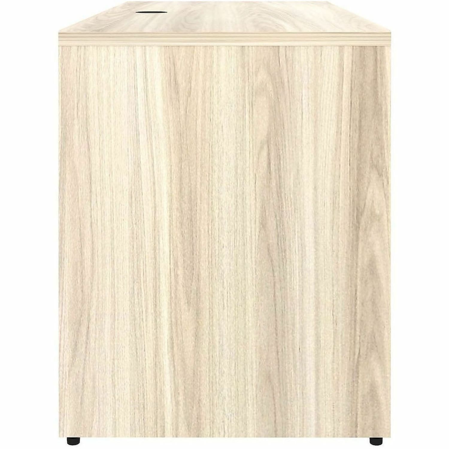 Lorell Essentials Credenza Shell, 29.5inH x 66inW x 24inD, 1in Thick Top, Modern Elm - Image 4