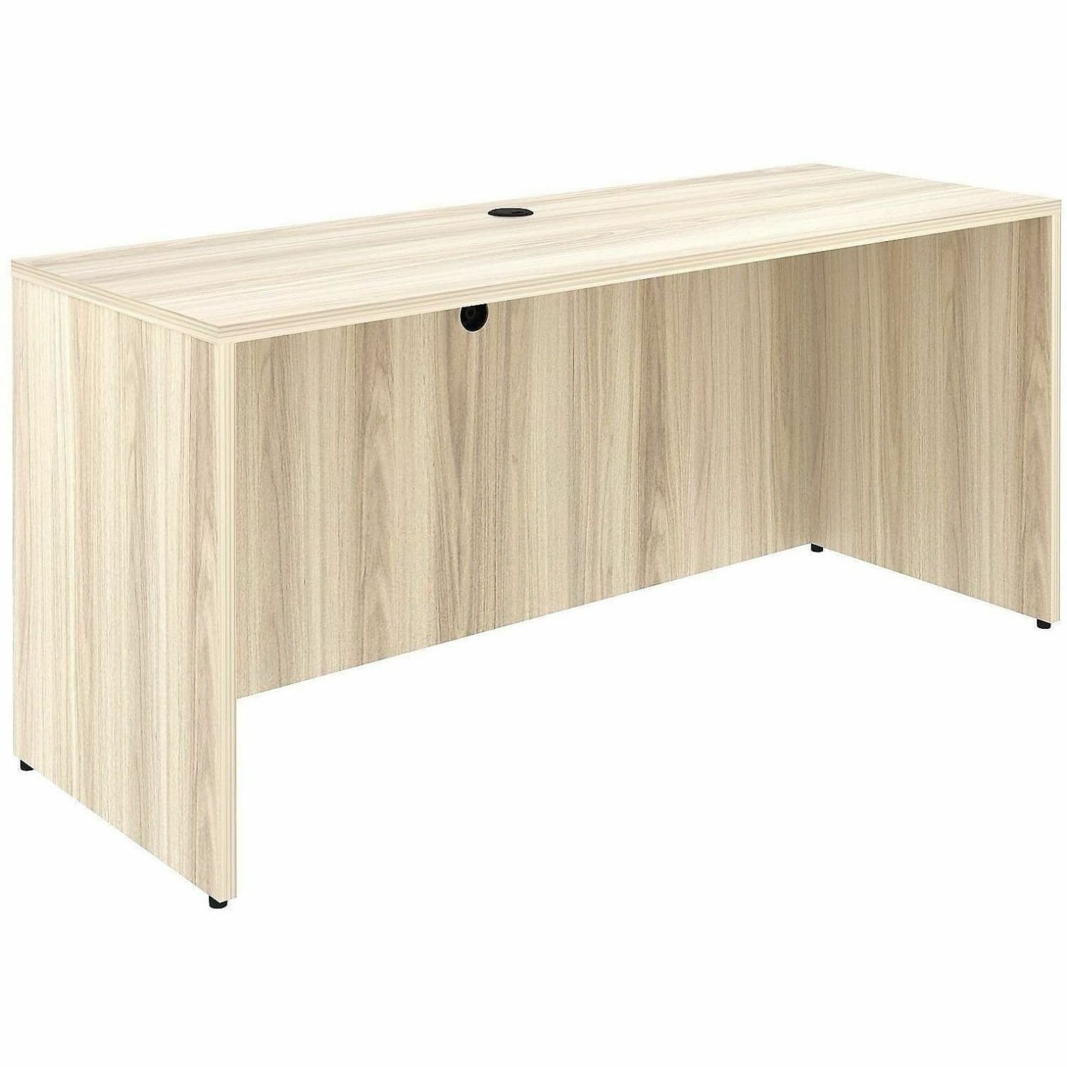 Lorell Essentials Credenza Shell, 29.5inH x 66inW x 24inD, 1in Thick Top, Modern Elm - Image 5