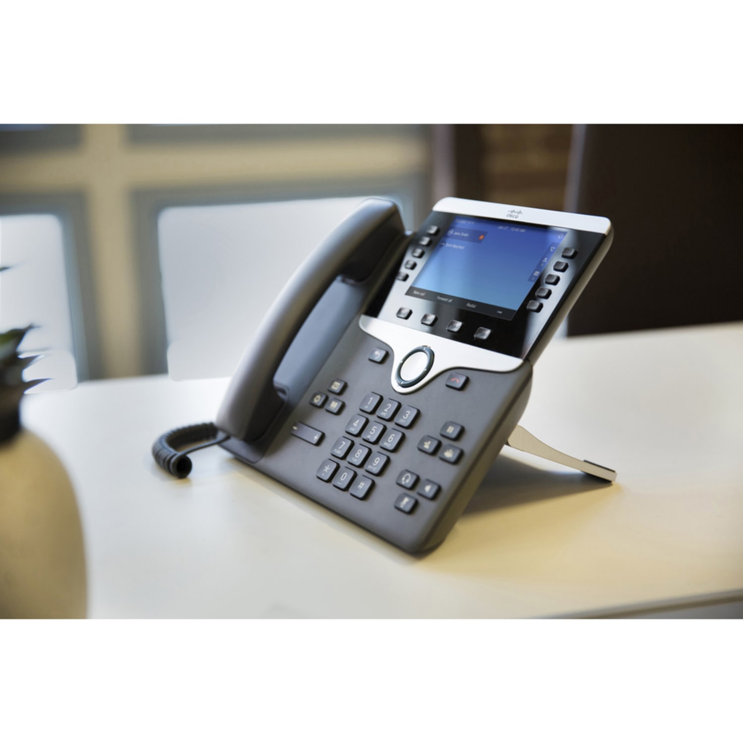 Cisco 8841 IP Phone - Corded - Corded - Wall Mountable - Charcoal - 5 x Total Line - VoIP - Caller ID - Speakerphone - Image 3