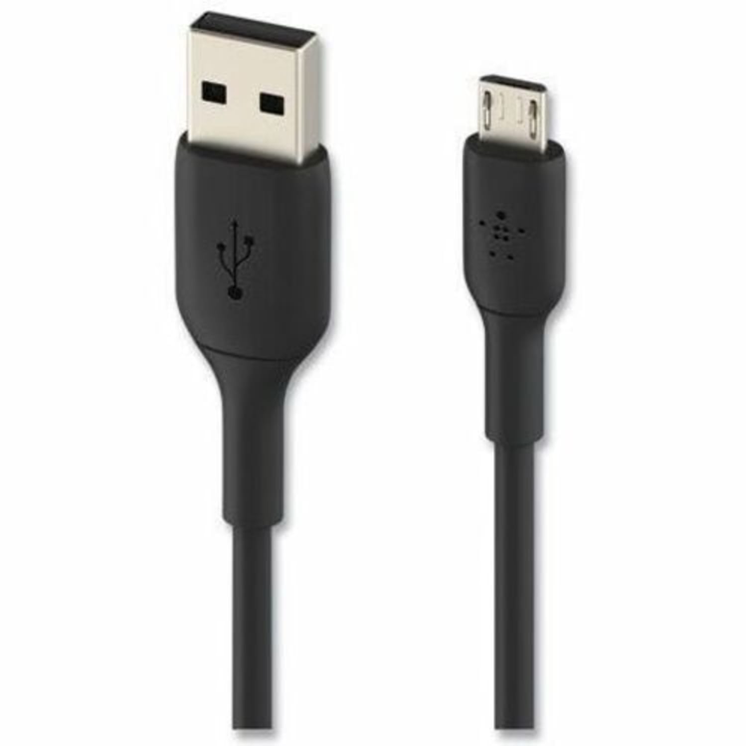 Belkin BoostCharge USB-A to Micro-USB Cable (1 meter/3.3 foot, Black) - 3.28 ft Micro-USB/USB Data Transfer Cable - CAB005BT1MBK