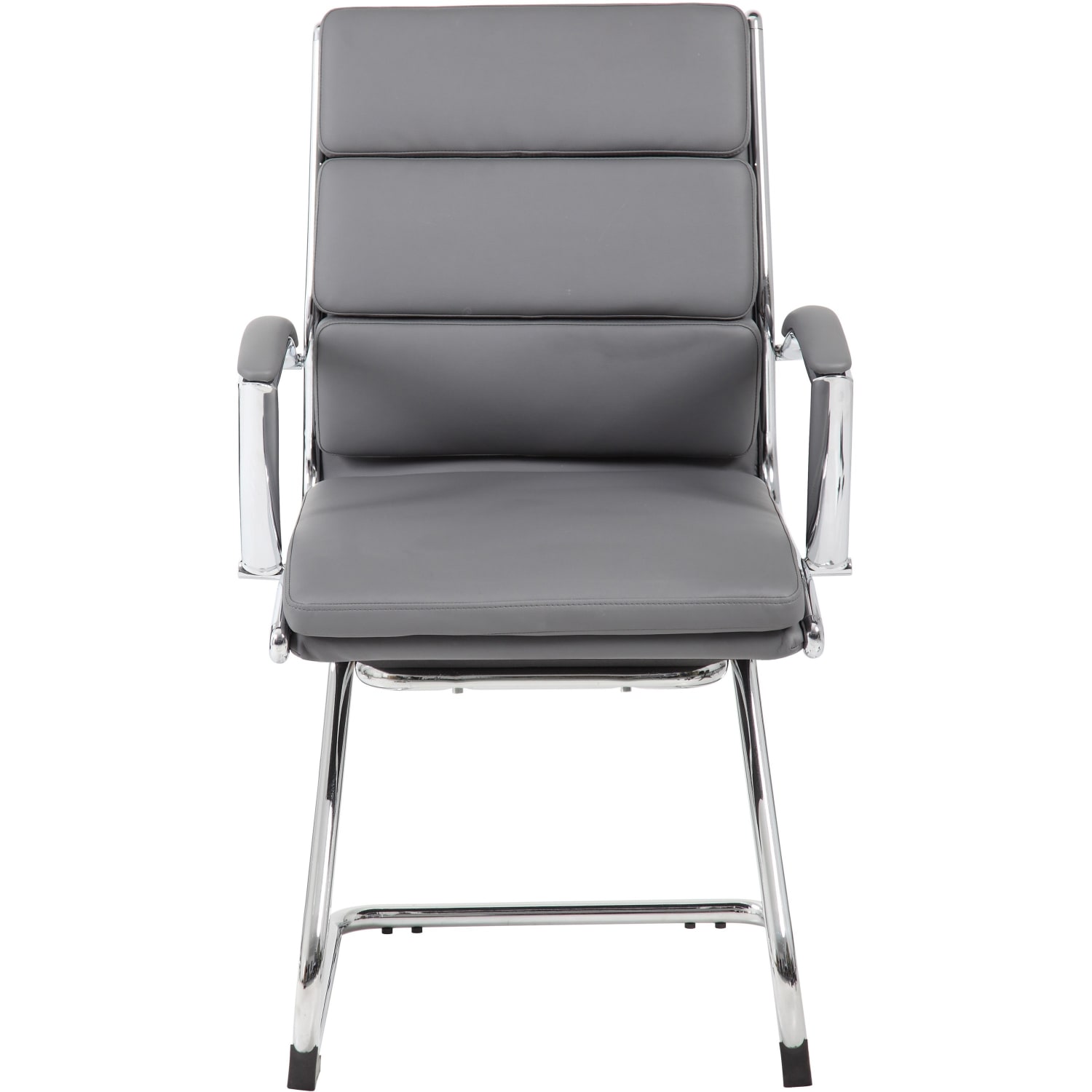Boss Office Products Ergonomic Guest Chair GrayChromeGray PopularChairscom Boss Office Products Ergonomic Guest Chair GrayChromeGray PopularChairscom