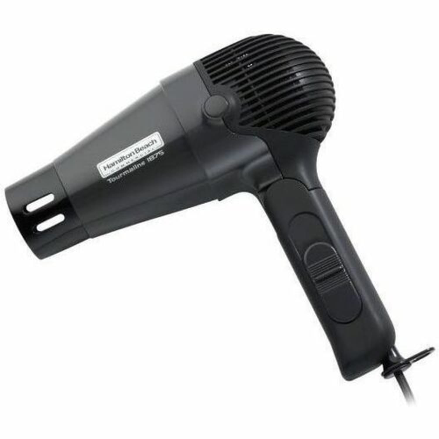 Hamilton Beach Commercial Hand-Held Hair Dryer, Mid Size, Black, 1875W, Total Qty 1 - Image 3