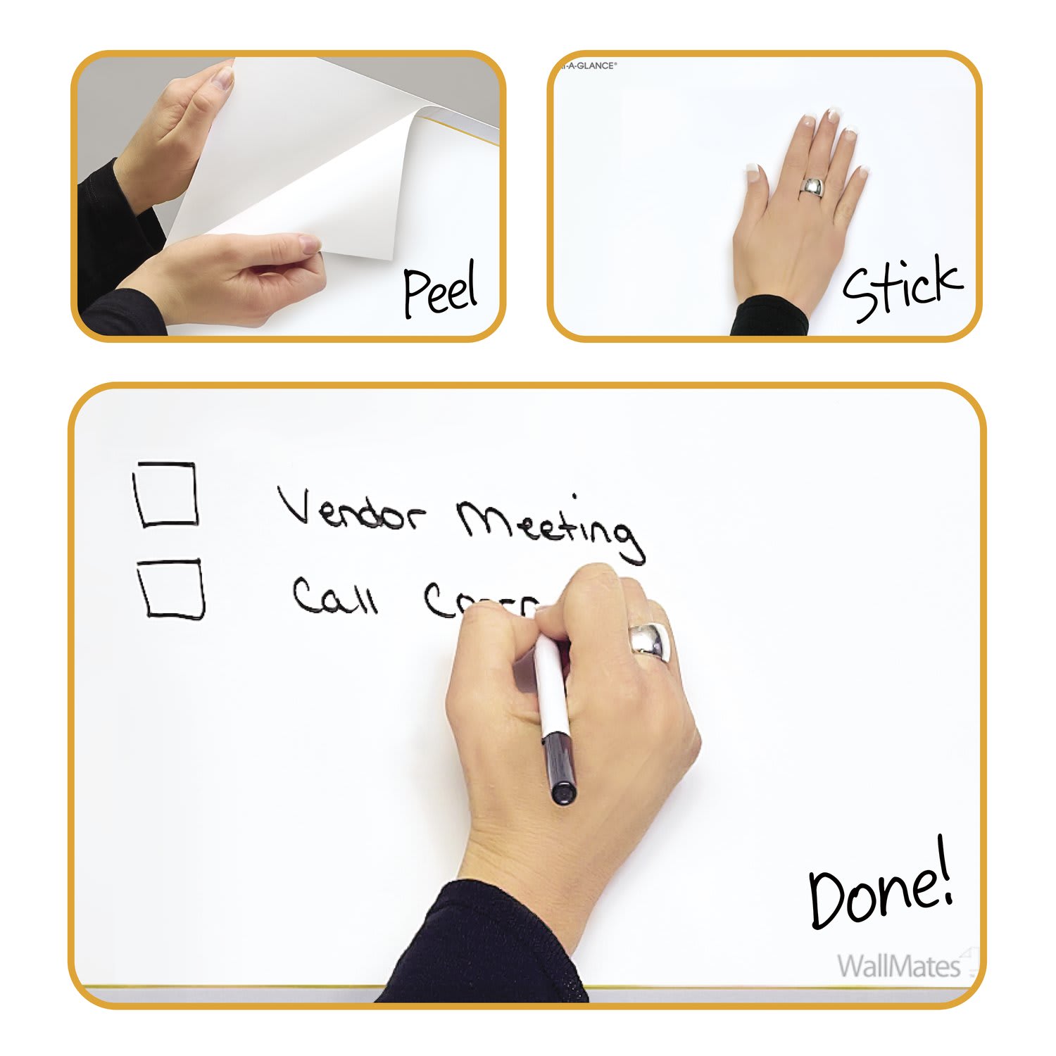 AT-A-GLANCE 2027 WallMates Self-Adhesive Dry-Erase Yearly Calendar, Large, 24in x 18in - Image 4