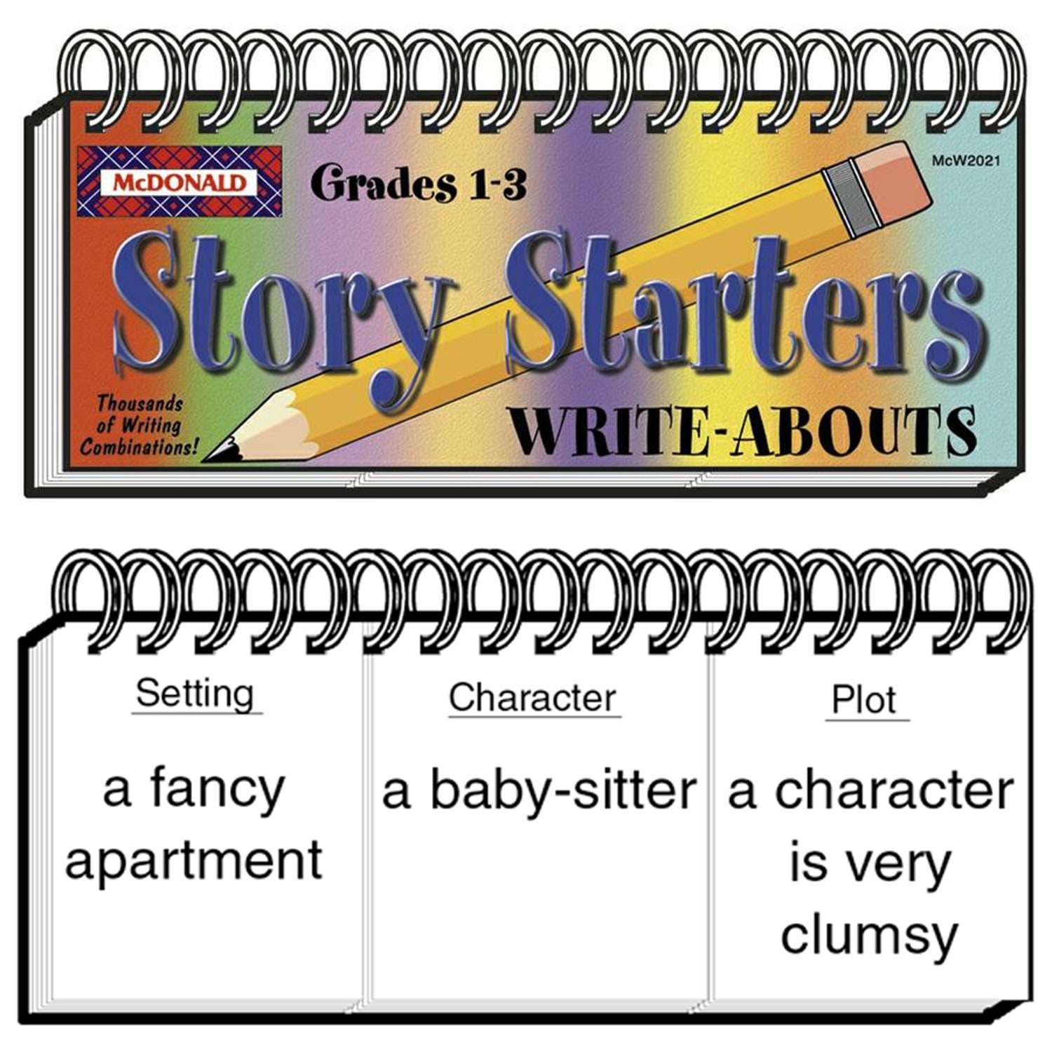 McDonald Publishing Write-Abouts Story Starters, Grades 1-3, Pack Of 2 Starters - Image 3