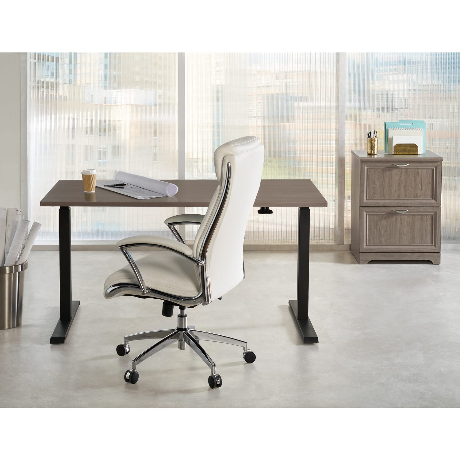 Realspace Magellan 24W 2Drawer Lateral File Cabinet Gray PopularChairscom Realspace Magellan 24W 2 Drawer Lateral File Cabinet Gray PopularChairscom