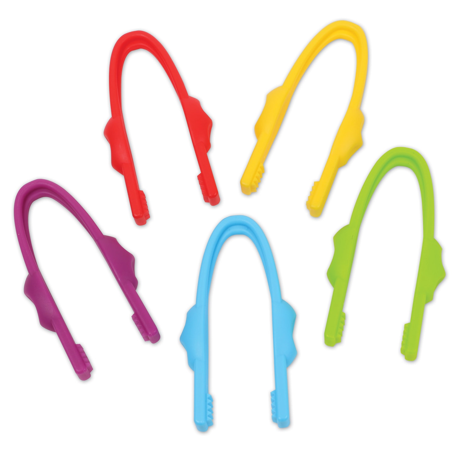 Learning Resources Easy Grip Preschool Tweezers, Pack Of 12 Tweezers - Image 4