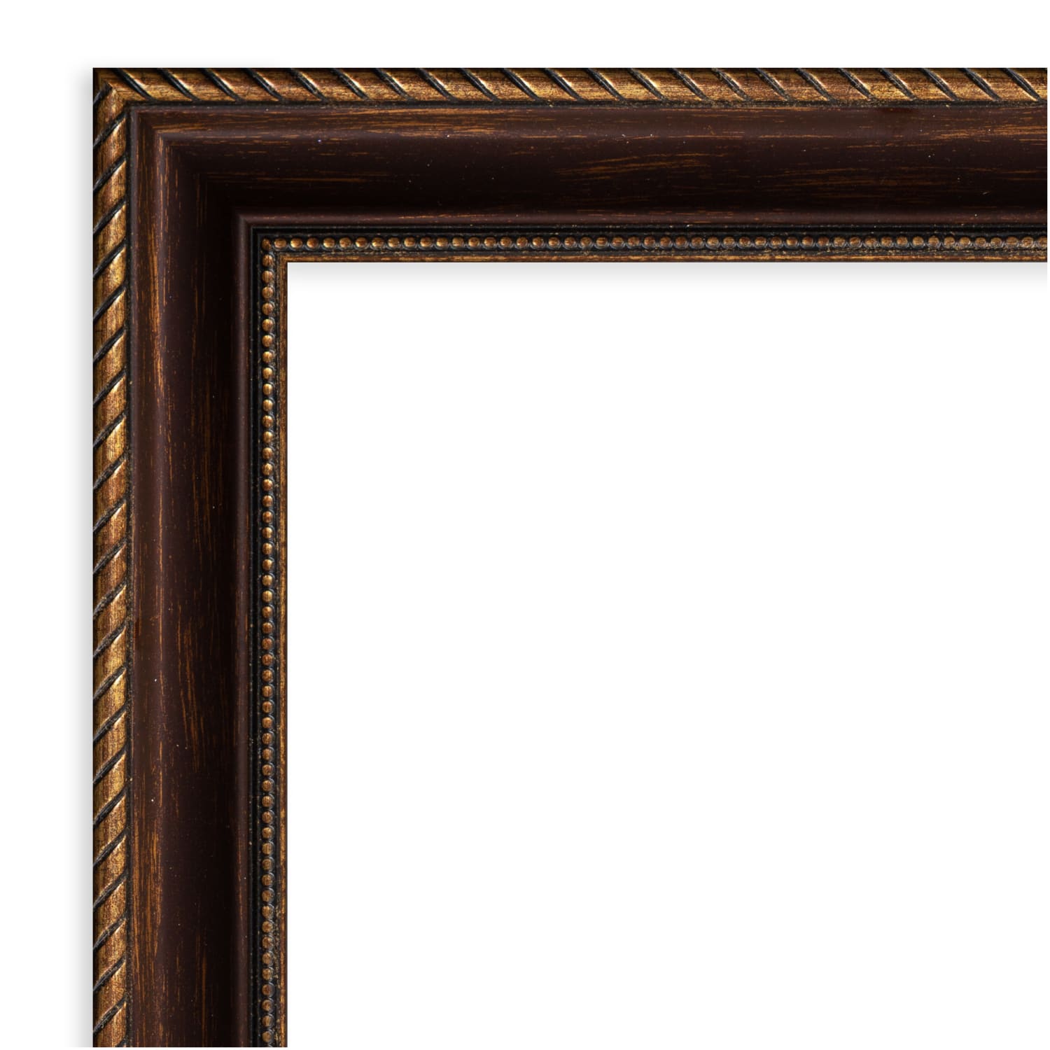 Amanti Art Corded Picture Frame, 15in x 18in, Opening Size 11in x 14in (Matted To 8in x 10in), Bronze - Image 4