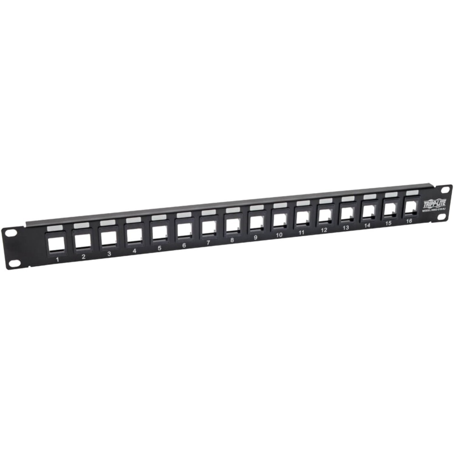 Tripp Lite 16-Port Unshielded Blank Keystone/Multimedia Patch Panel