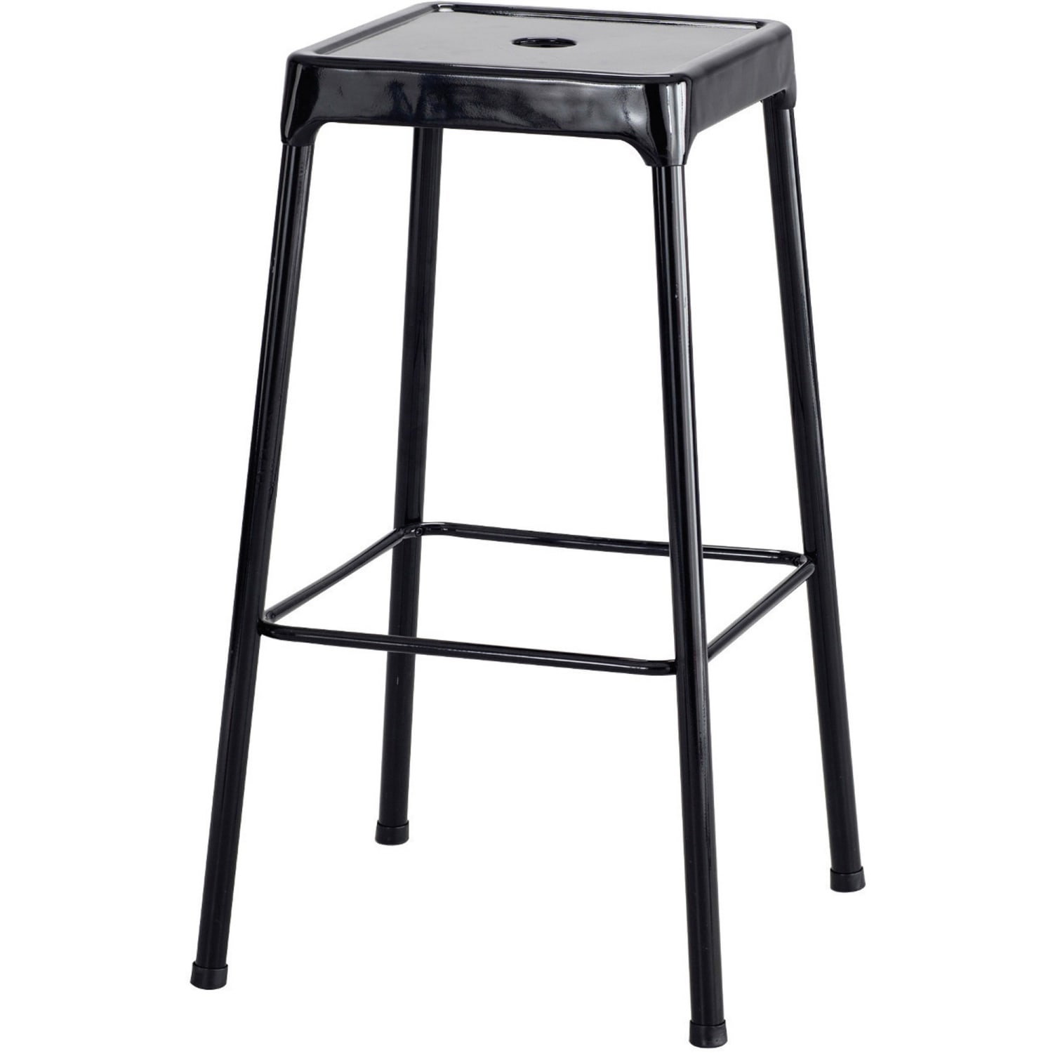 Safco Steel Bar Stool Black PopularChairscom
