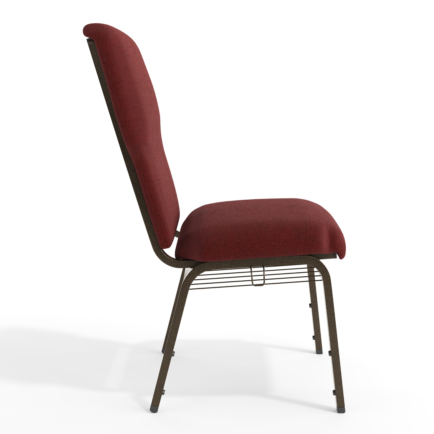 Flash Furniture Advantage Discount Church Chair, Maroon/Gold Vein - Image 10