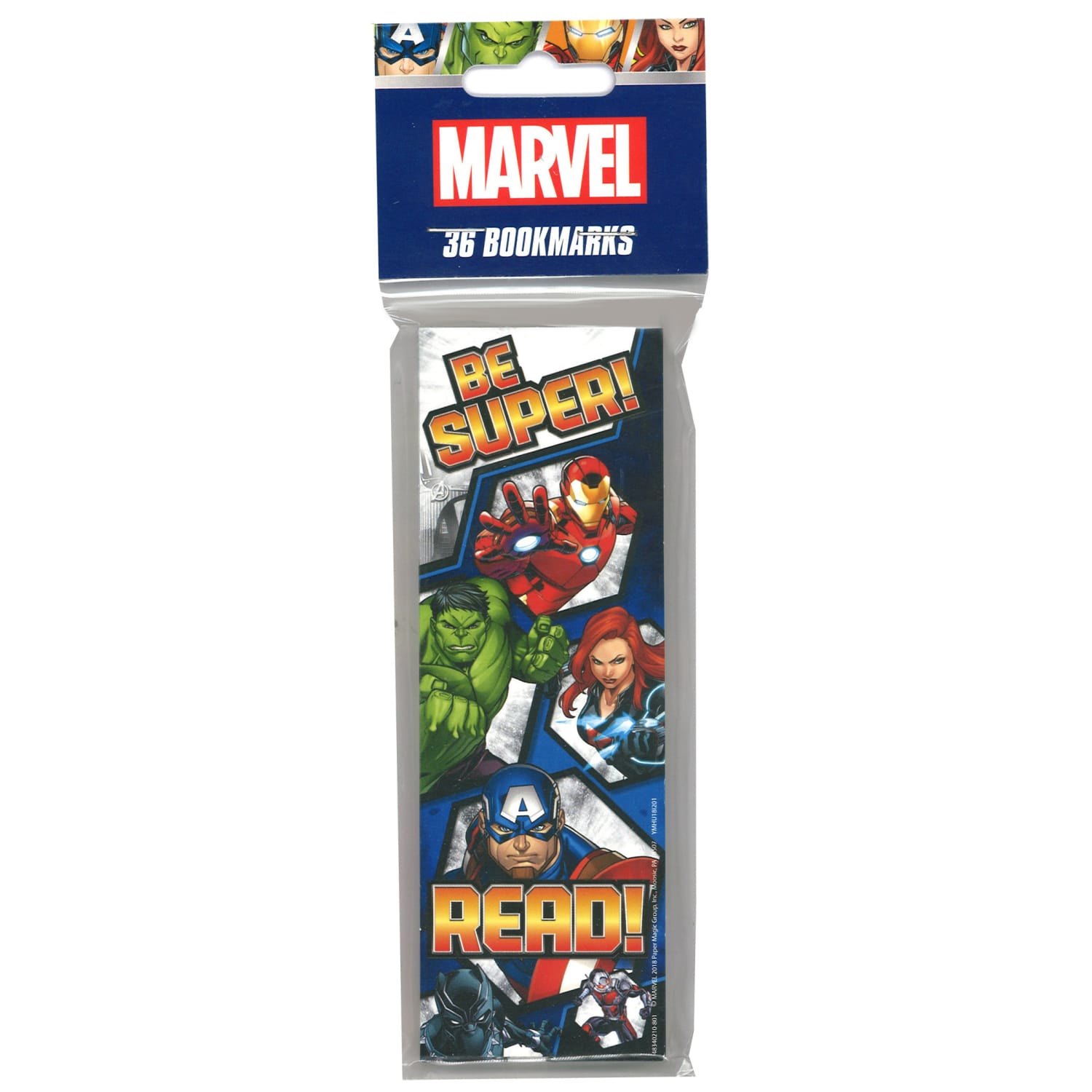 Eureka Bookmarks, 2in x 6in, Marvel, 36 Per Pack, Set Of 6 Packs - Image 4
