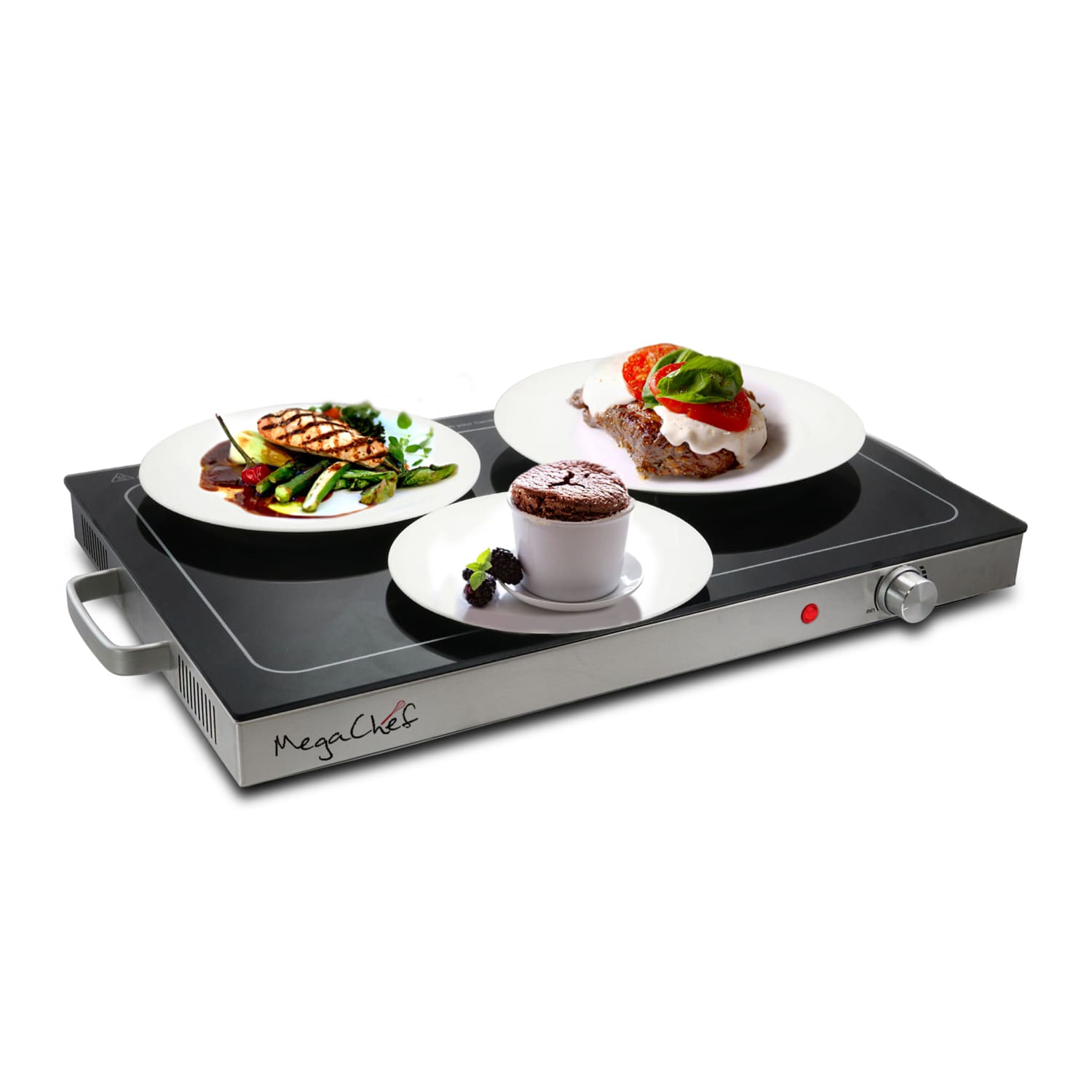 MegaChef Electric Warming Tray, 2-1/2inH x 14inW x 24inD, Black - Image 4