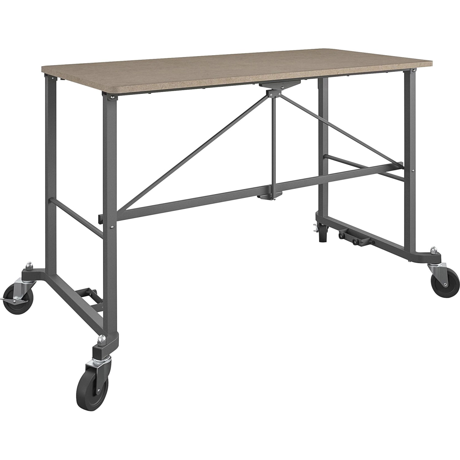 Cosco Smartfold Portable Work Desk Table - For - Table TopRectangle Top - Image 4