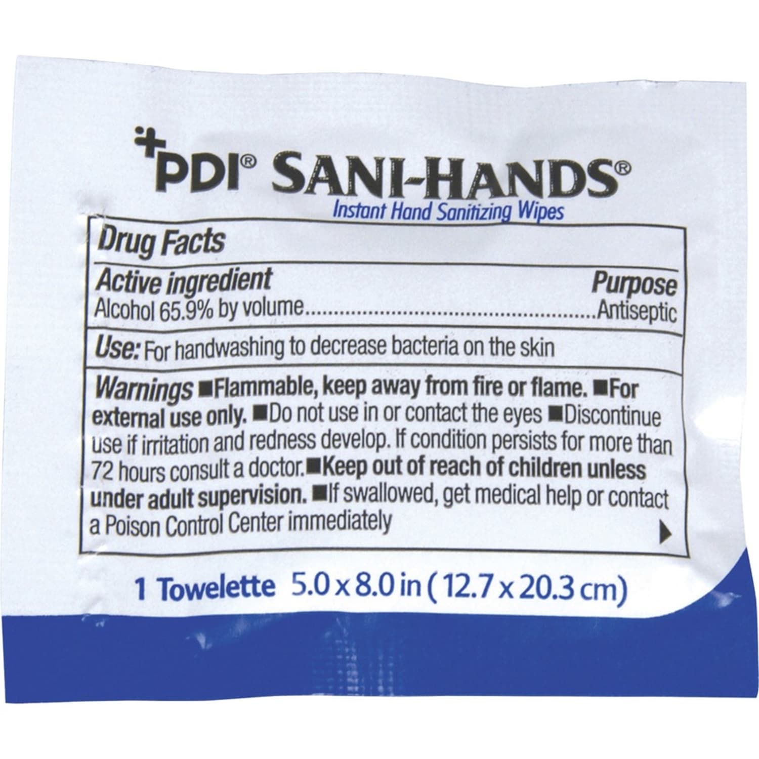 Unimed Sani-Dex Alcohol Wipes, 5in x 8in, Individually Wrapped, Box Of 100 - Image 4