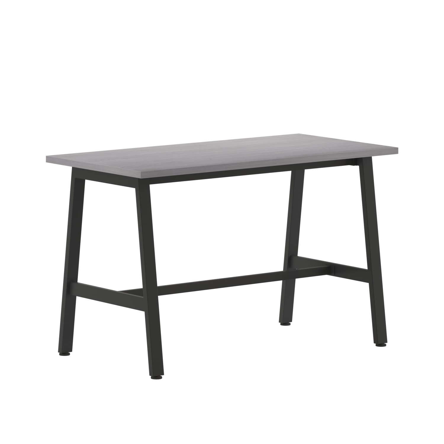 Flash Furniture Redmond Commercial 48x24 Conference Table with 1in Thick Double Sided Laminate Table Top with PVC Edging and Heavy Duty A-Frame Steel Base, Gray Oak - Image 3