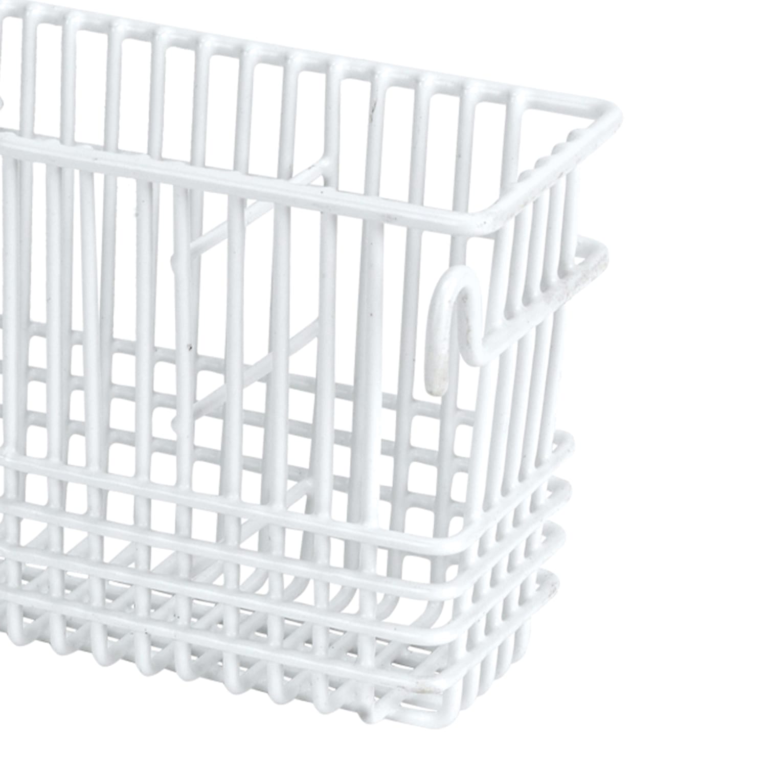 Better Houseware Cutlery Holder, 4inH x 2-3/4inW x 7-3/4inD, White - Image 3