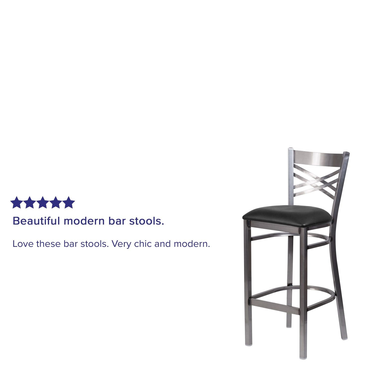 Flash Furniture MetalVinyl Restaurant Barstool With X Back BlackClear Coated PopularChairscom Flash Furniture MetalVinyl Restaurant Barstool With X Back BlackClear Coated PopularChairscom