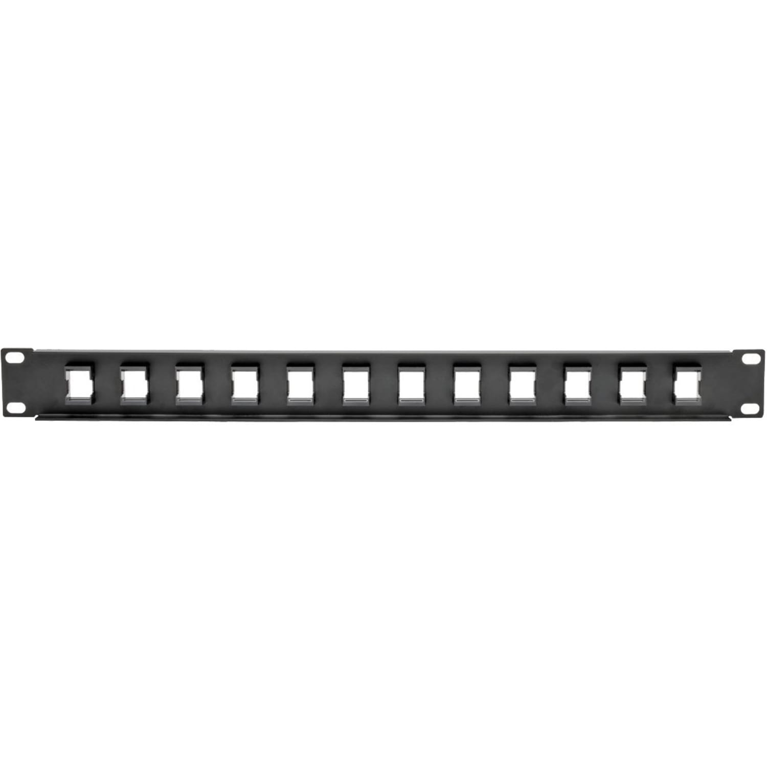 Eaton Tripp Lite Series 12-Port 1U Rack-Mount Unshielded Blank Keystone/Multimedia Patch Panel, RJ45 Ethernet, USB, HDMI, Cat5e/6 - N062012KJ - Image 4