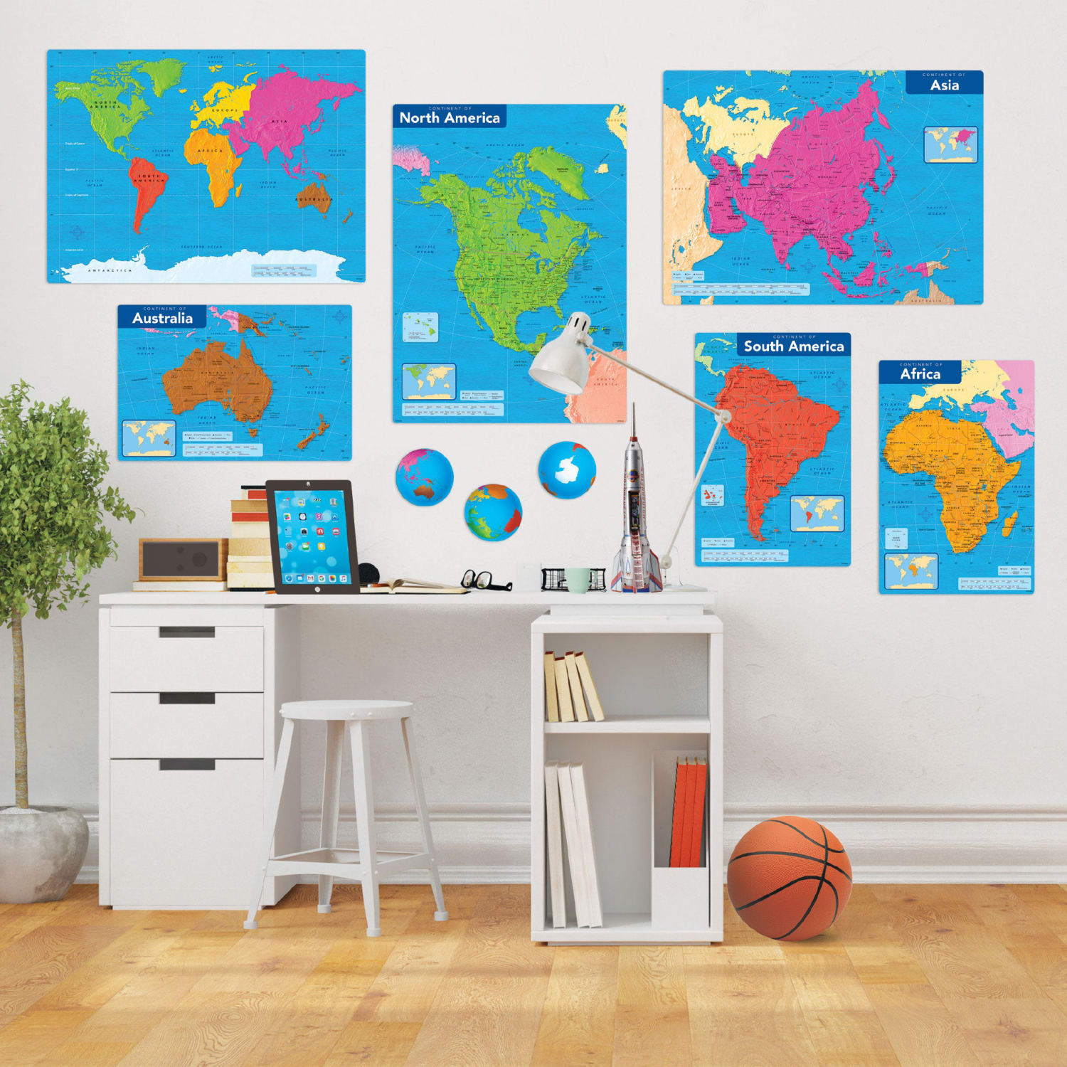 Trend Learning 18-Piece Learning Set, Continents Of The World - Image 6